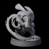 Mystical Platypus Waterbender Miniature for Dungeons and Dragons, Pathfinder or other TTRPGs