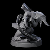 Mystical Platypus Waterbender Miniature for Dungeons and Dragons, Pathfinder or other TTRPGs