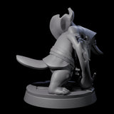 Mystical Platypus Waterbender Miniature for Dungeons and Dragons, Pathfinder or other TTRPGs