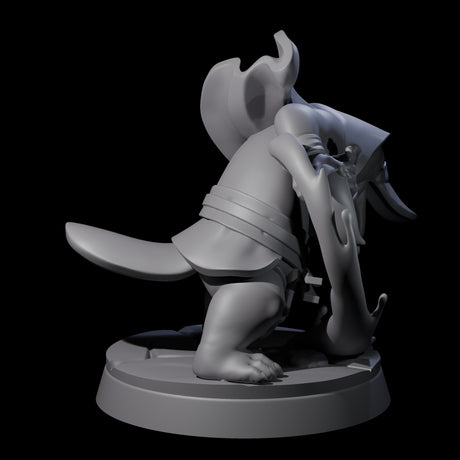 Mystical Platypus Waterbender Miniature for Dungeons and Dragons, Pathfinder or other TTRPGs