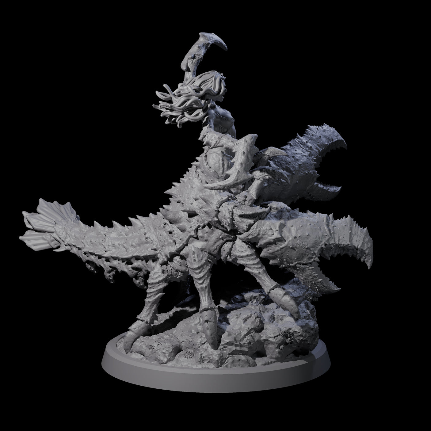 Mythic Charybdis A Miniature for Dungeons and Dragons, Pathfinder or other TTRPGs