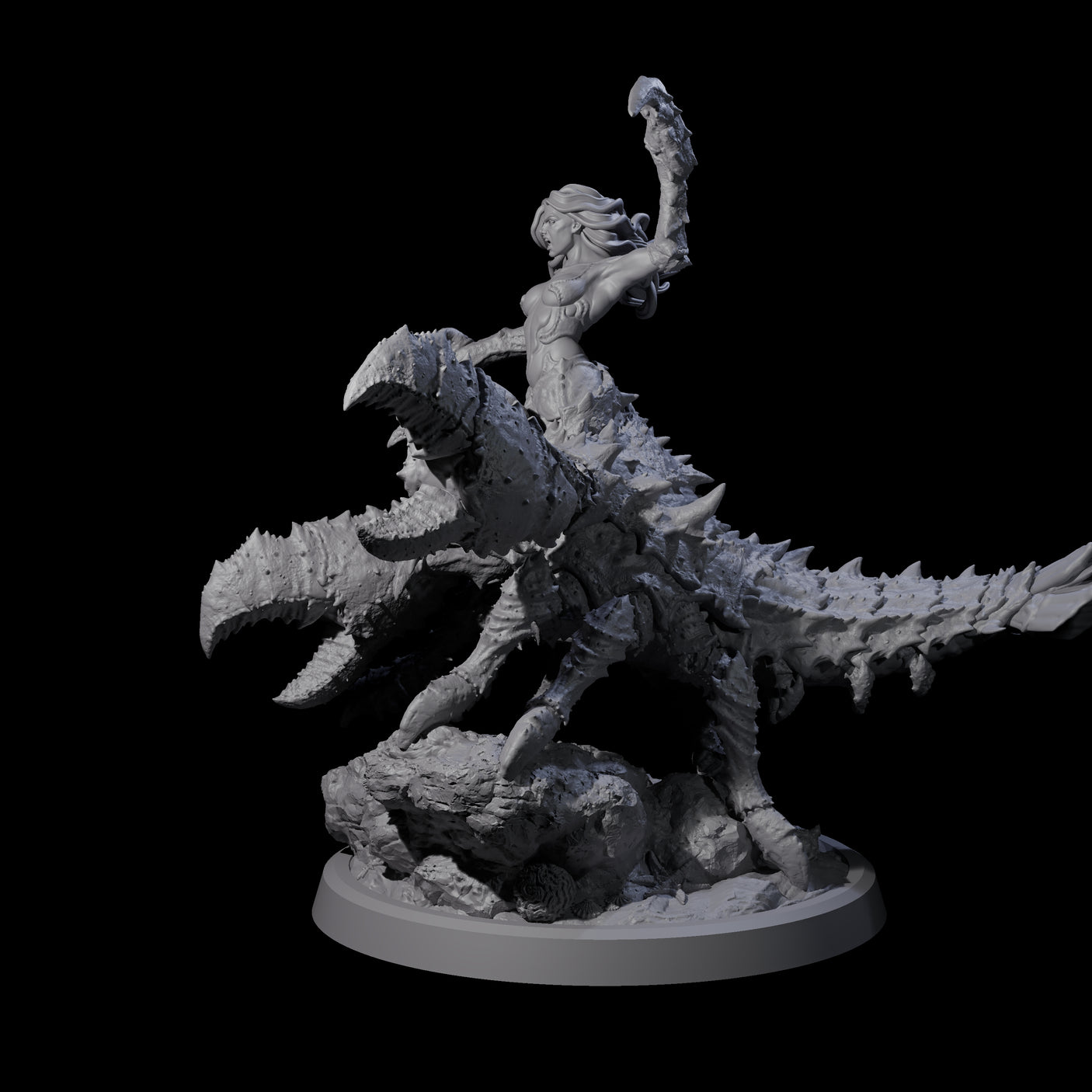 Mythic Charybdis A Miniature for Dungeons and Dragons, Pathfinder or other TTRPGs