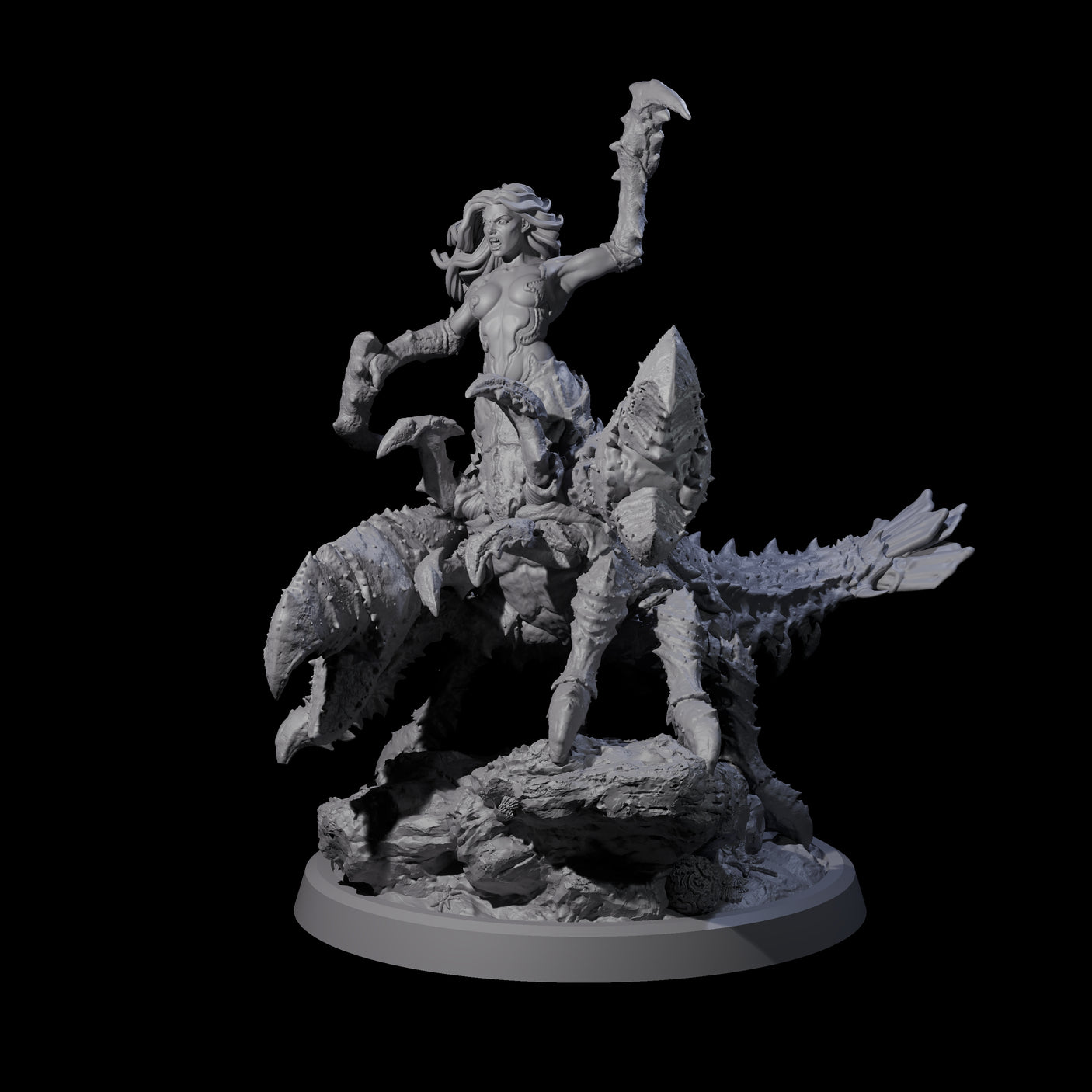 Mythic Charybdis A Miniature for Dungeons and Dragons, Pathfinder or other TTRPGs