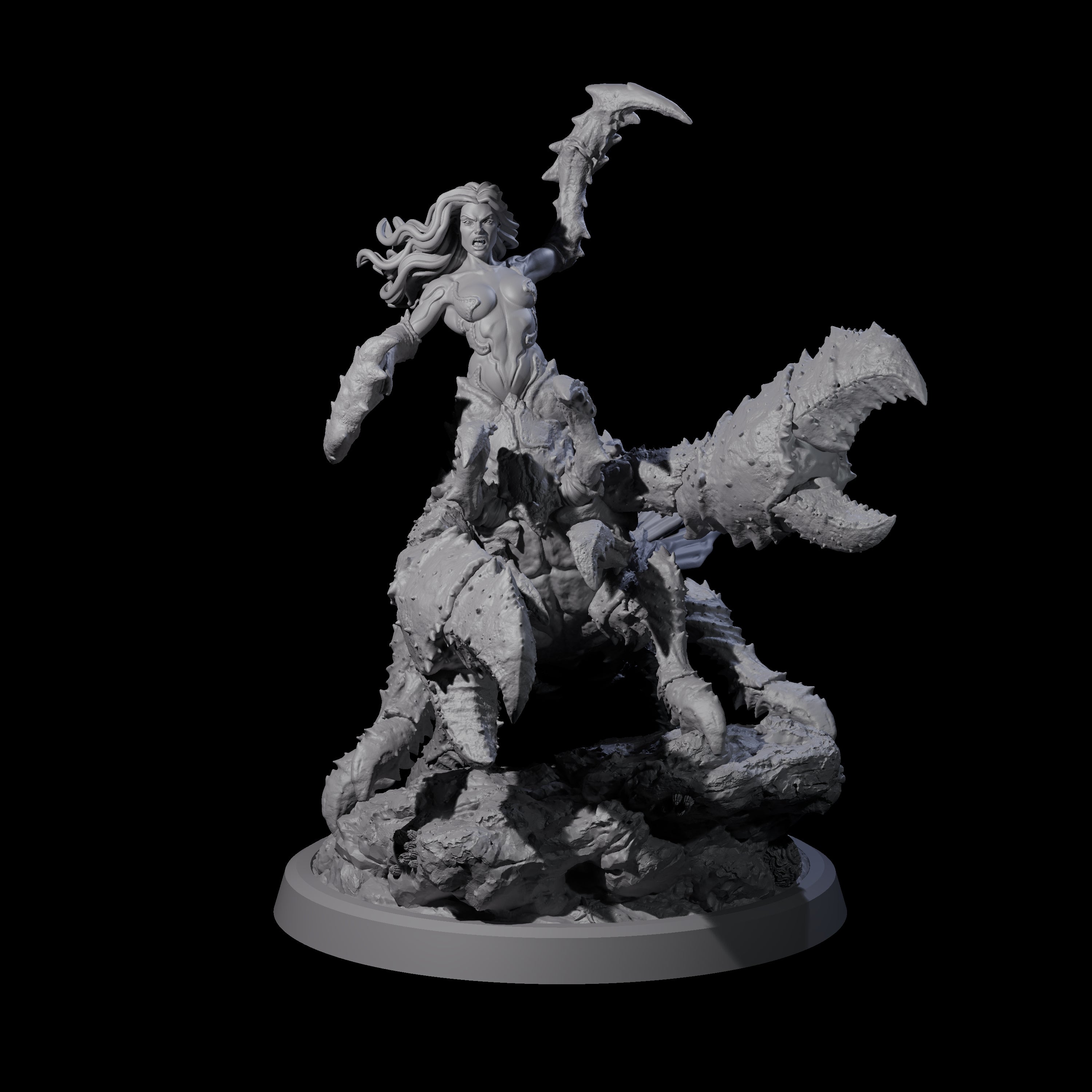 Mythic Charybdis A Miniature for Dungeons and Dragons, Pathfinder or other TTRPGs