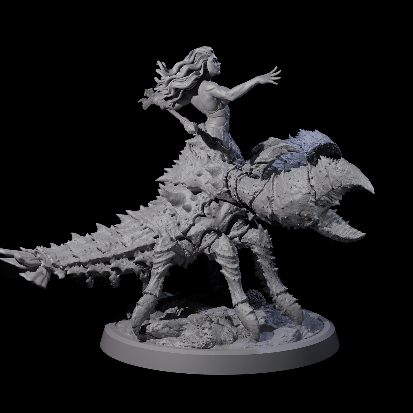 Mythic Charybdis B Miniature for Dungeons and Dragons, Pathfinder or other TTRPGs