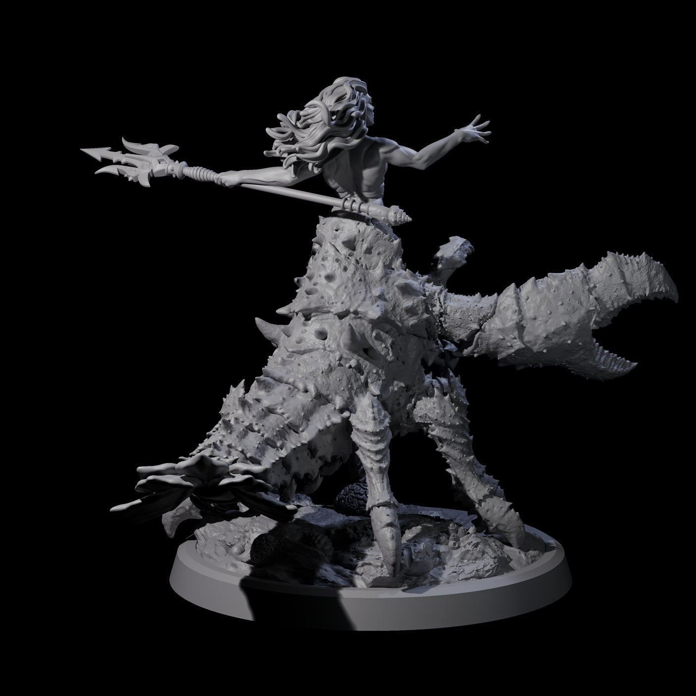 Mythic Charybdis B Miniature for Dungeons and Dragons, Pathfinder or other TTRPGs