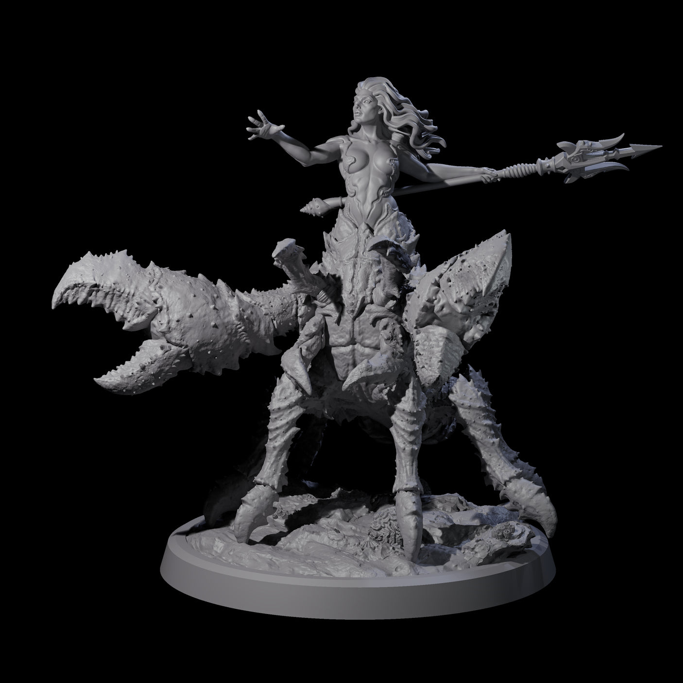 Mythic Charybdis B Miniature for Dungeons and Dragons, Pathfinder or other TTRPGs