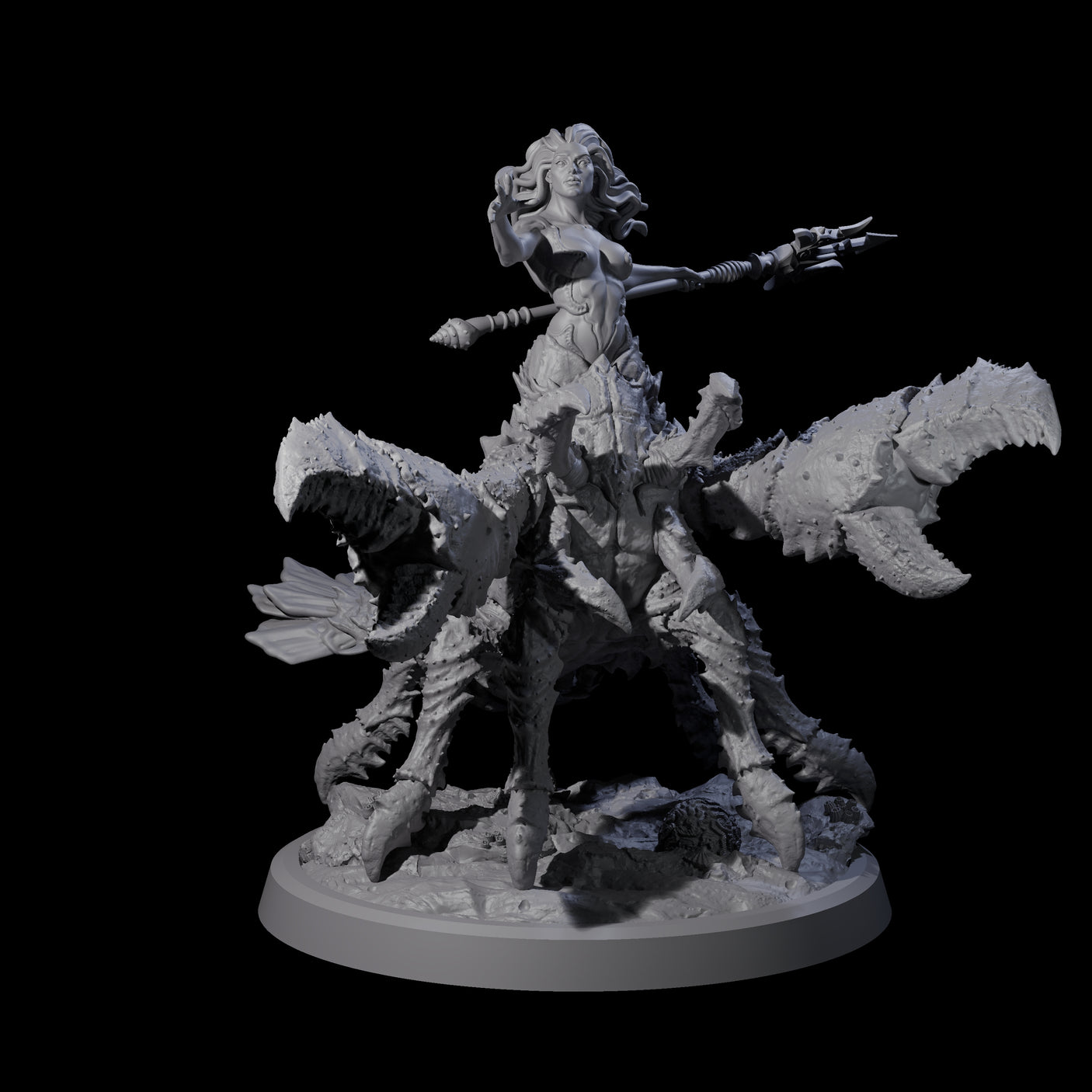 Mythic Charybdis B Miniature for Dungeons and Dragons, Pathfinder or other TTRPGs