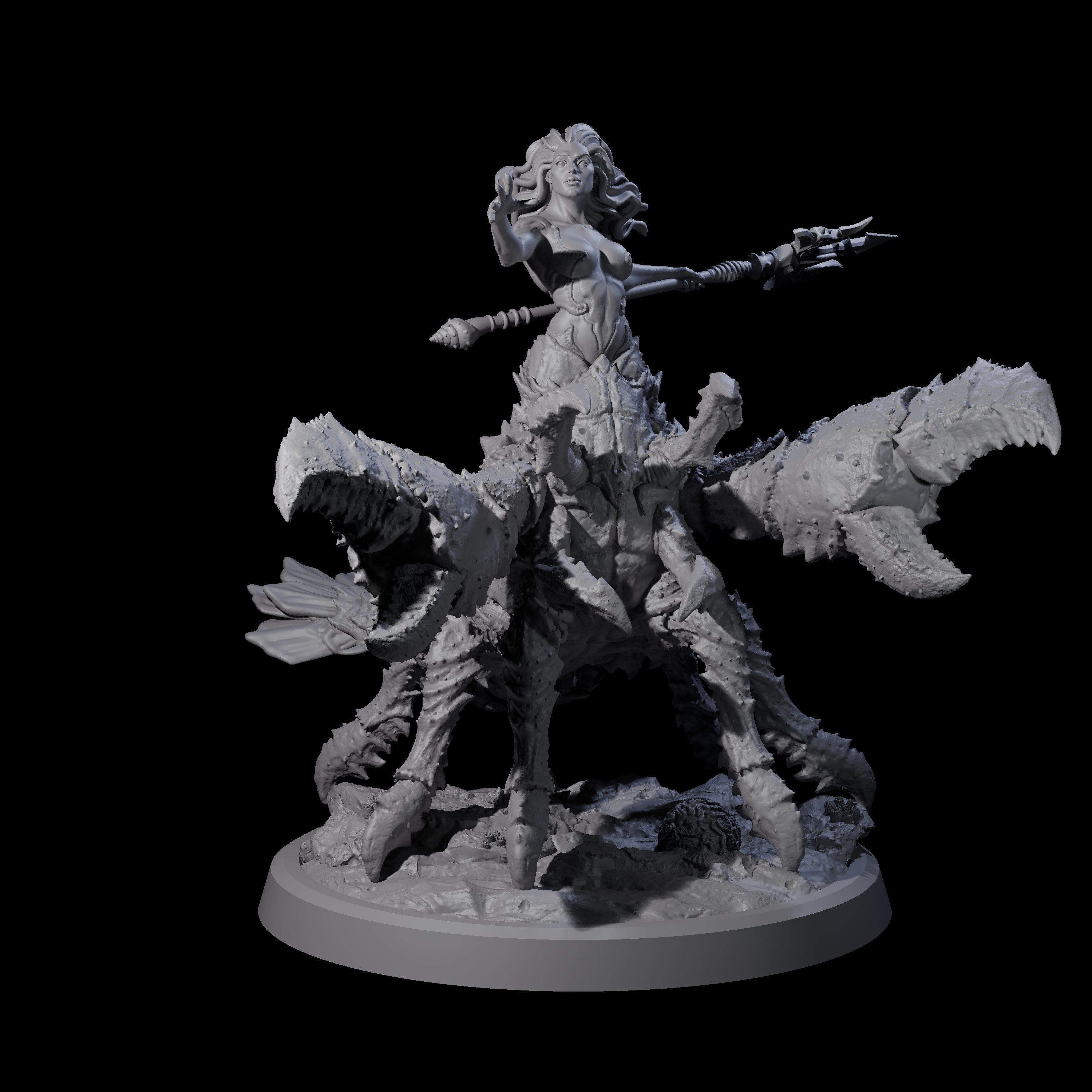 Mythic Charybdis B Miniature for Dungeons and Dragons, Pathfinder or other TTRPGs