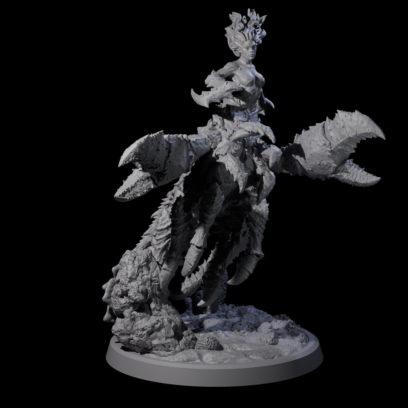 Mythic Charybdis C Miniature for Dungeons and Dragons, Pathfinder or other TTRPGs