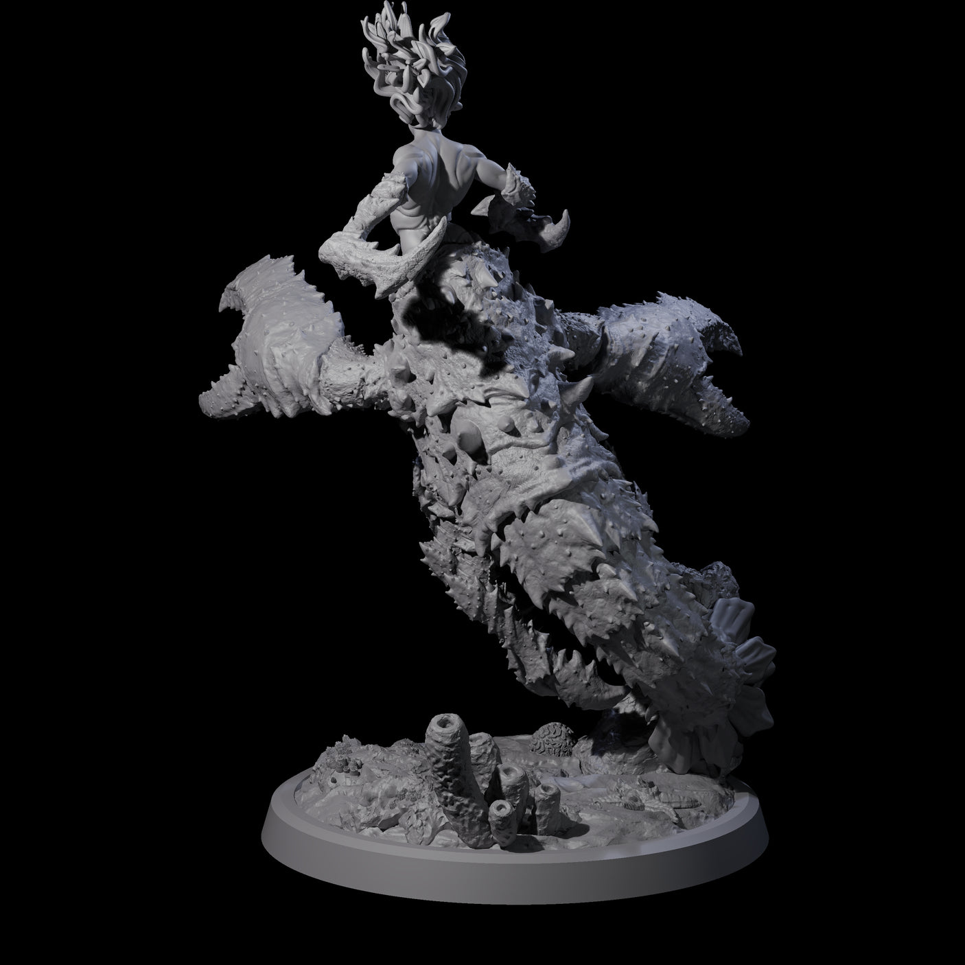 Mythic Charybdis C Miniature for Dungeons and Dragons, Pathfinder or other TTRPGs