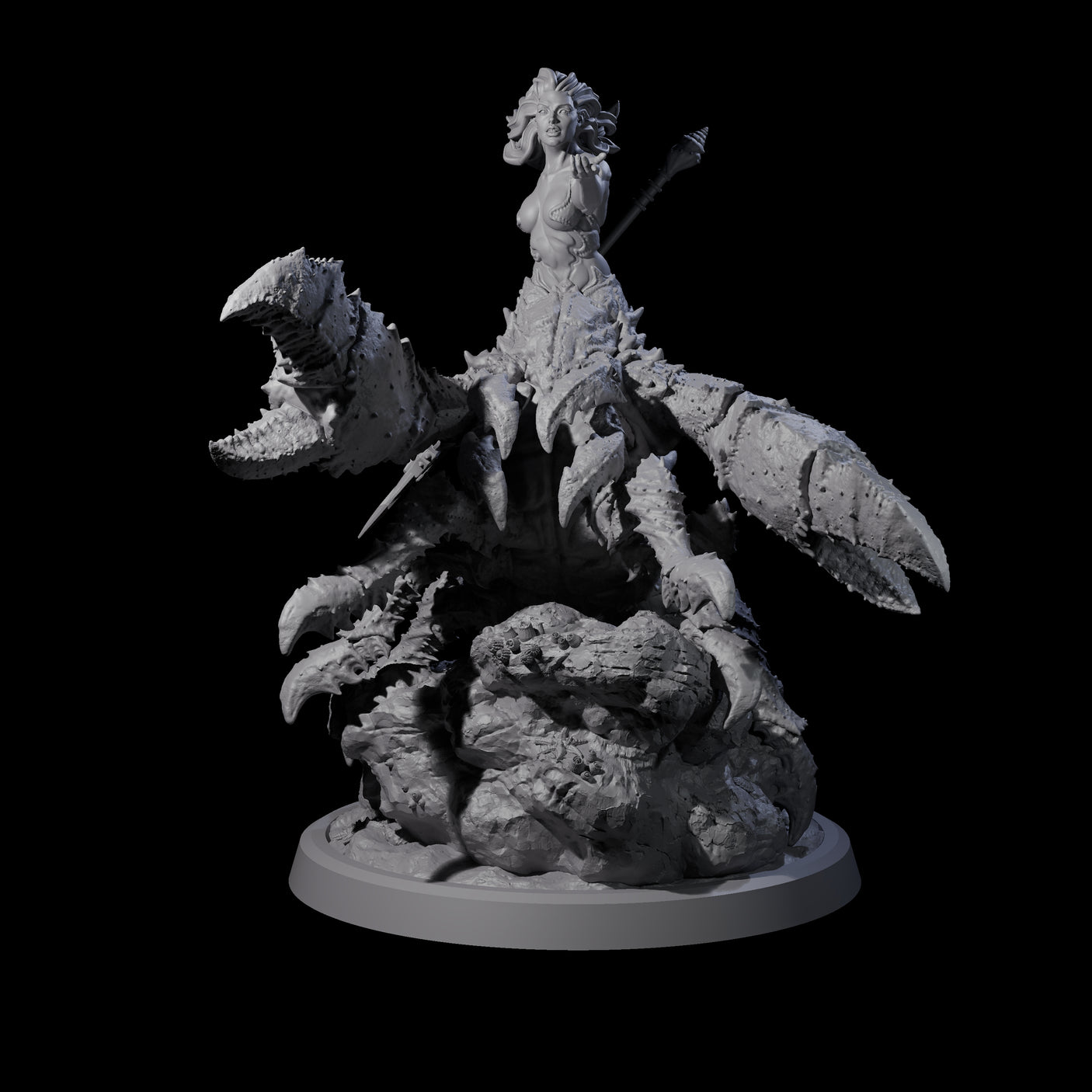 Mythic Charybdis D Miniature for Dungeons and Dragons, Pathfinder or other TTRPGs