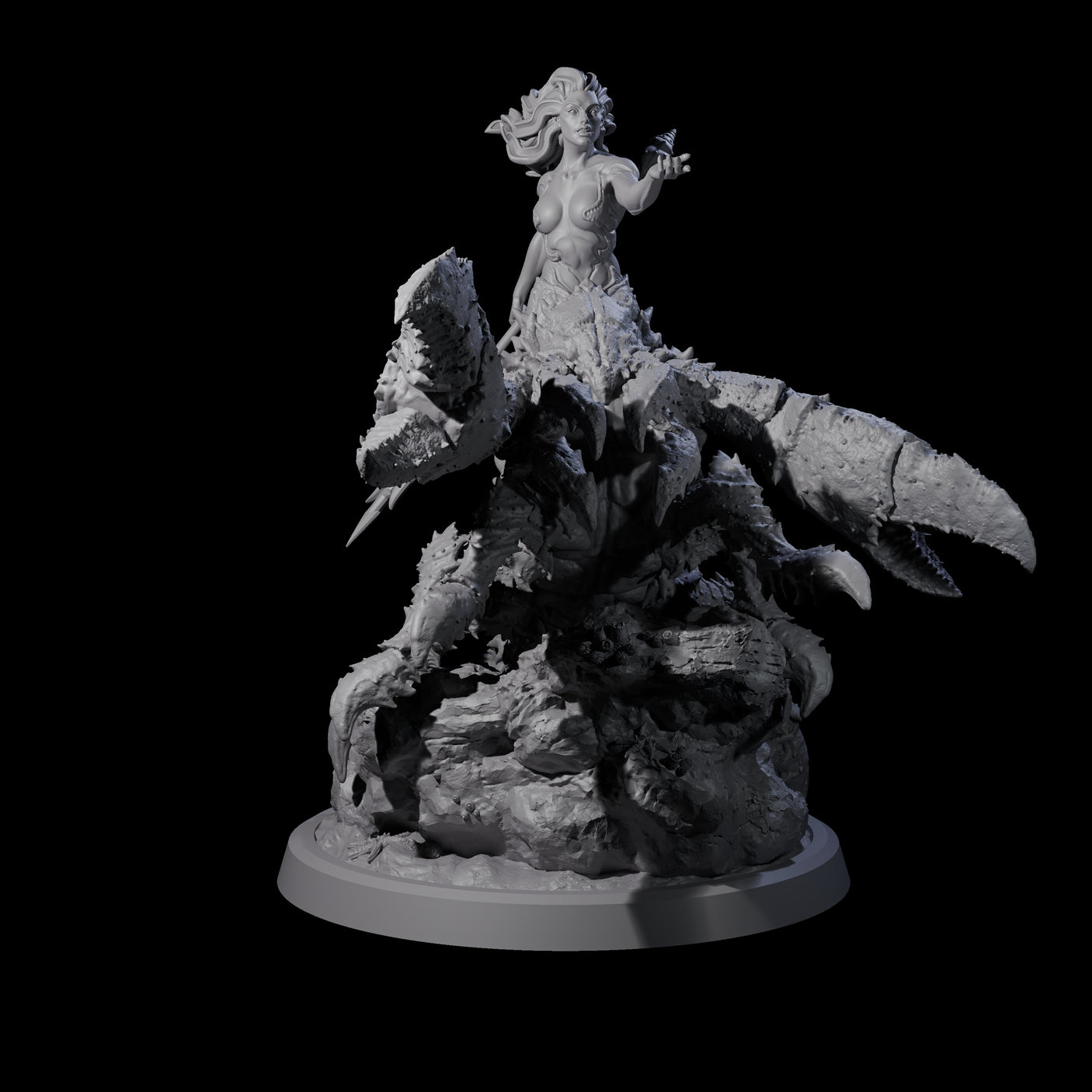 Mythic Charybdis D Miniature for Dungeons and Dragons, Pathfinder or other TTRPGs