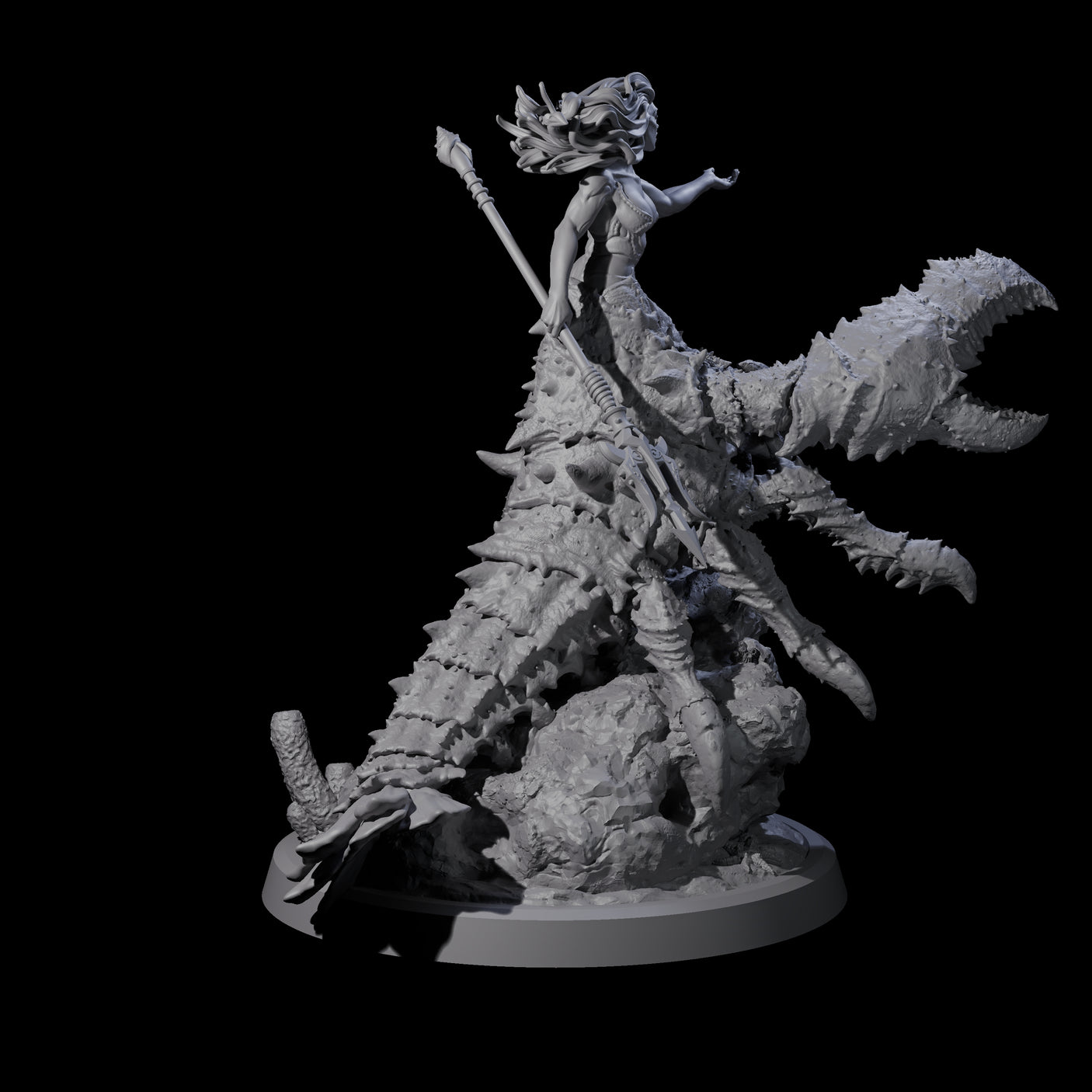 Mythic Charybdis D Miniature for Dungeons and Dragons, Pathfinder or other TTRPGs