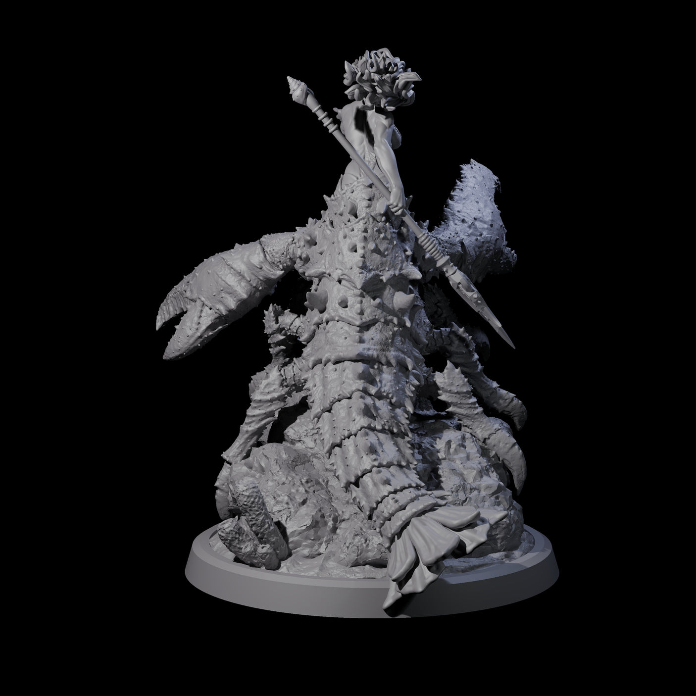Mythic Charybdis D Miniature for Dungeons and Dragons, Pathfinder or other TTRPGs