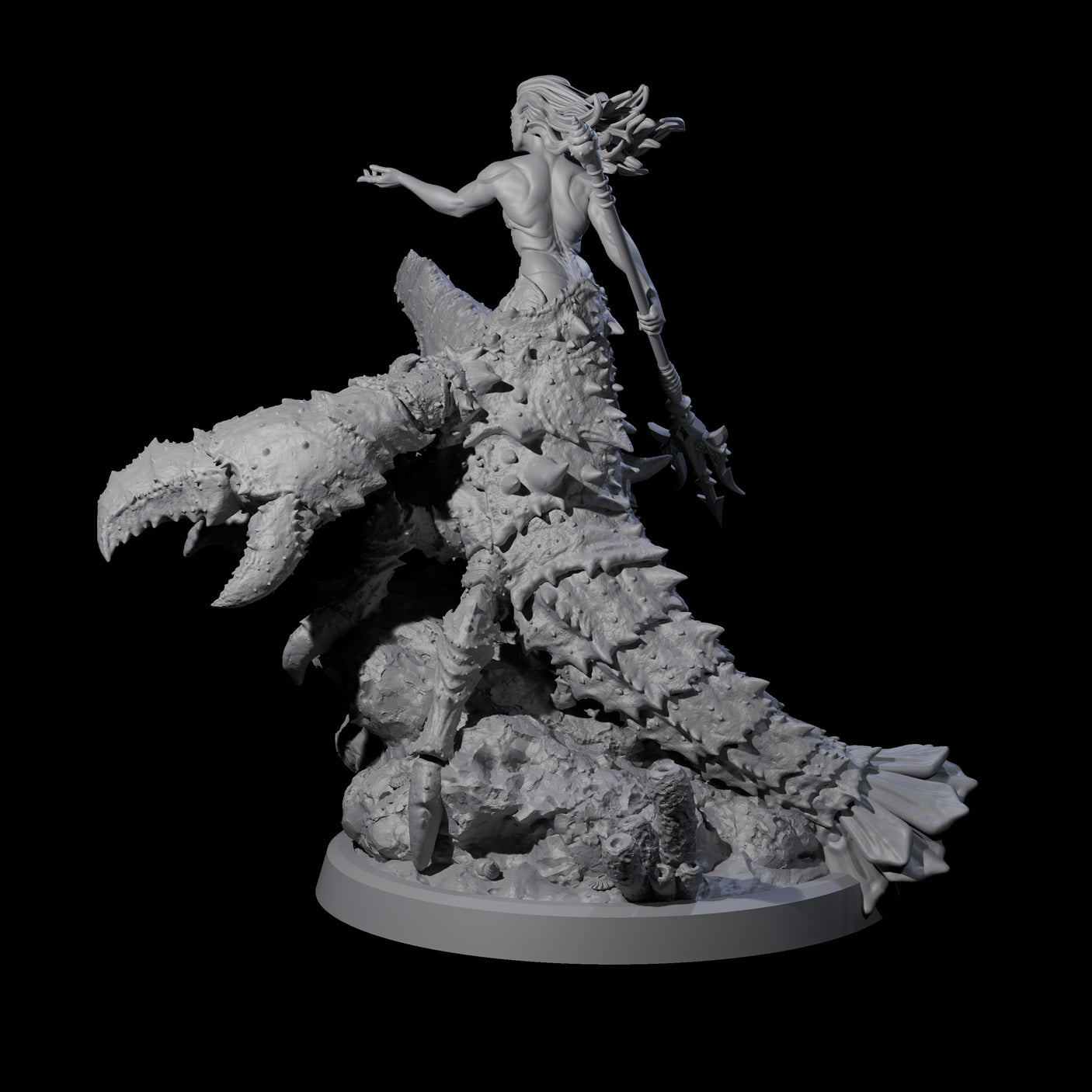 Mythic Charybdis D Miniature for Dungeons and Dragons, Pathfinder or other TTRPGs