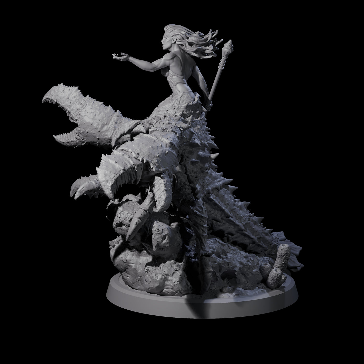 Mythic Charybdis D Miniature for Dungeons and Dragons, Pathfinder or other TTRPGs