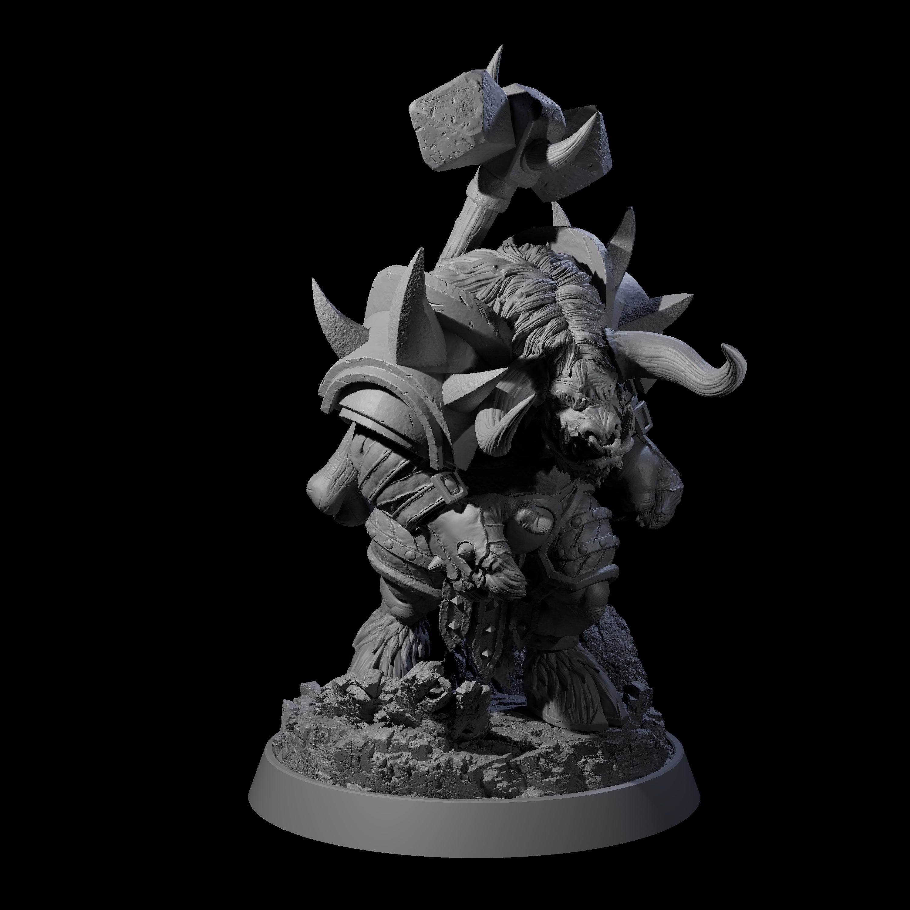 Mythical Maze Minotaur B Miniature for Dungeons and Dragons, Pathfinder or other TTRPGs