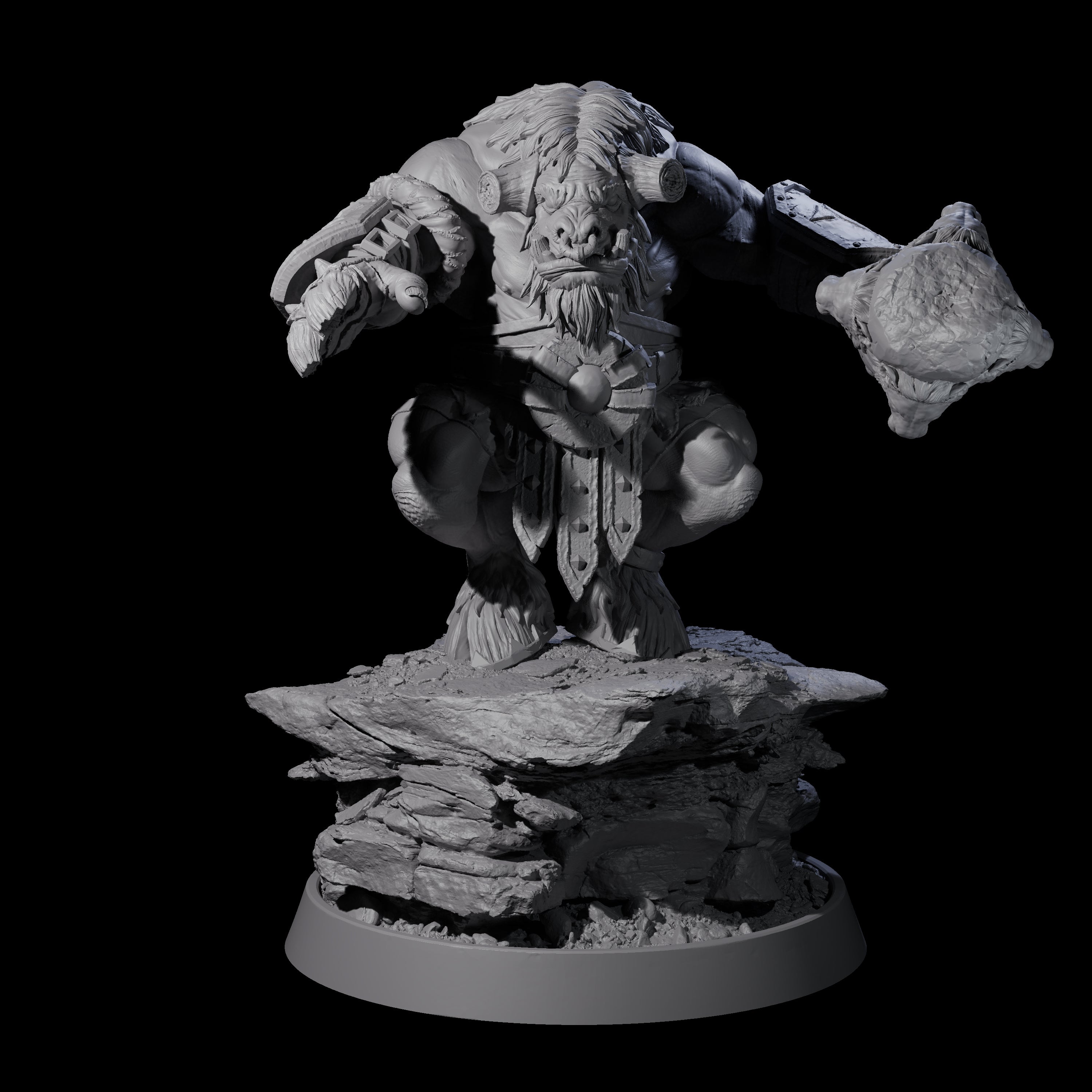 Mythical Maze Minotaur C Miniature for Dungeons and Dragons, Pathfinder or other TTRPGs
