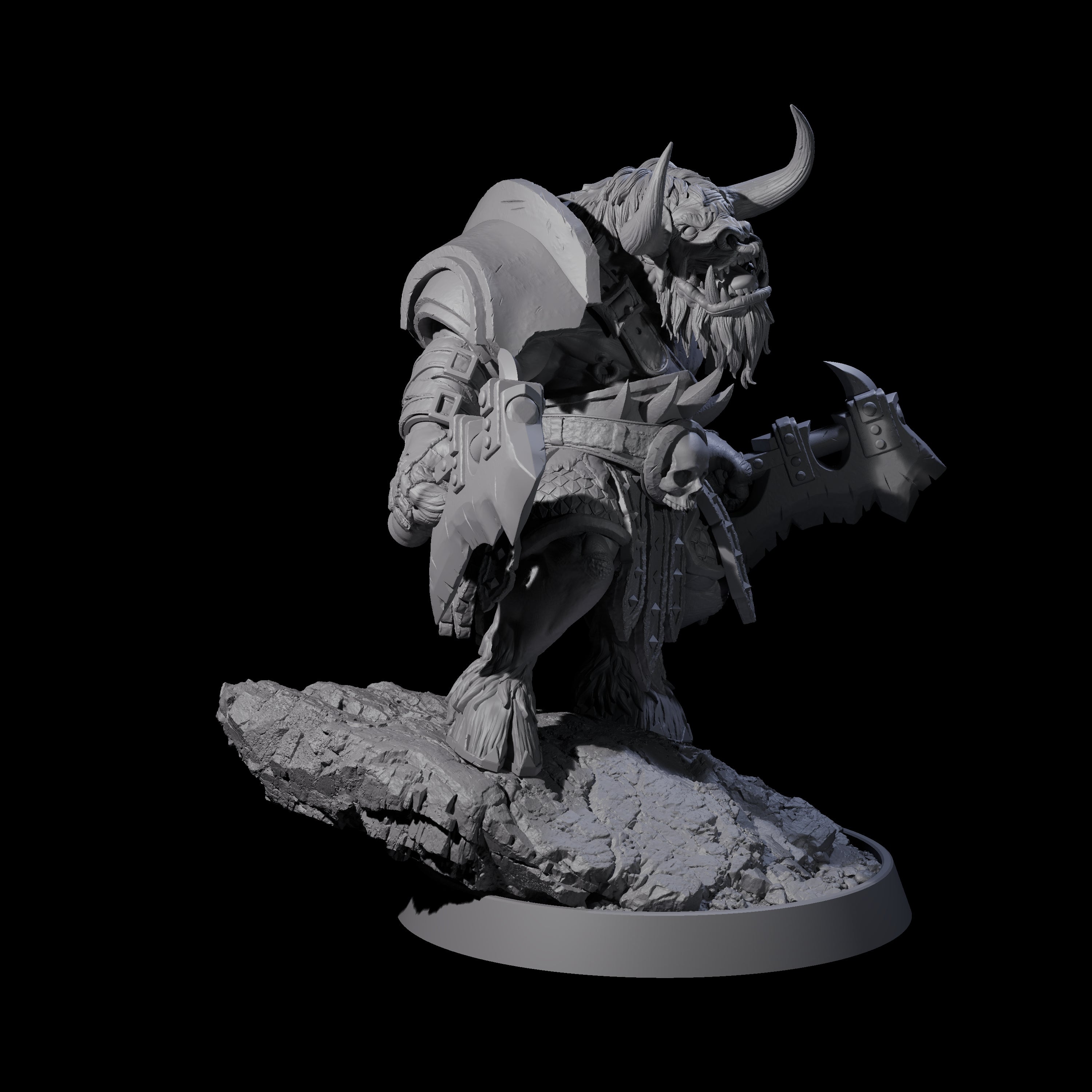 Mythical Maze Minotaur F Miniature for Dungeons and Dragons, Pathfinder or other TTRPGs
