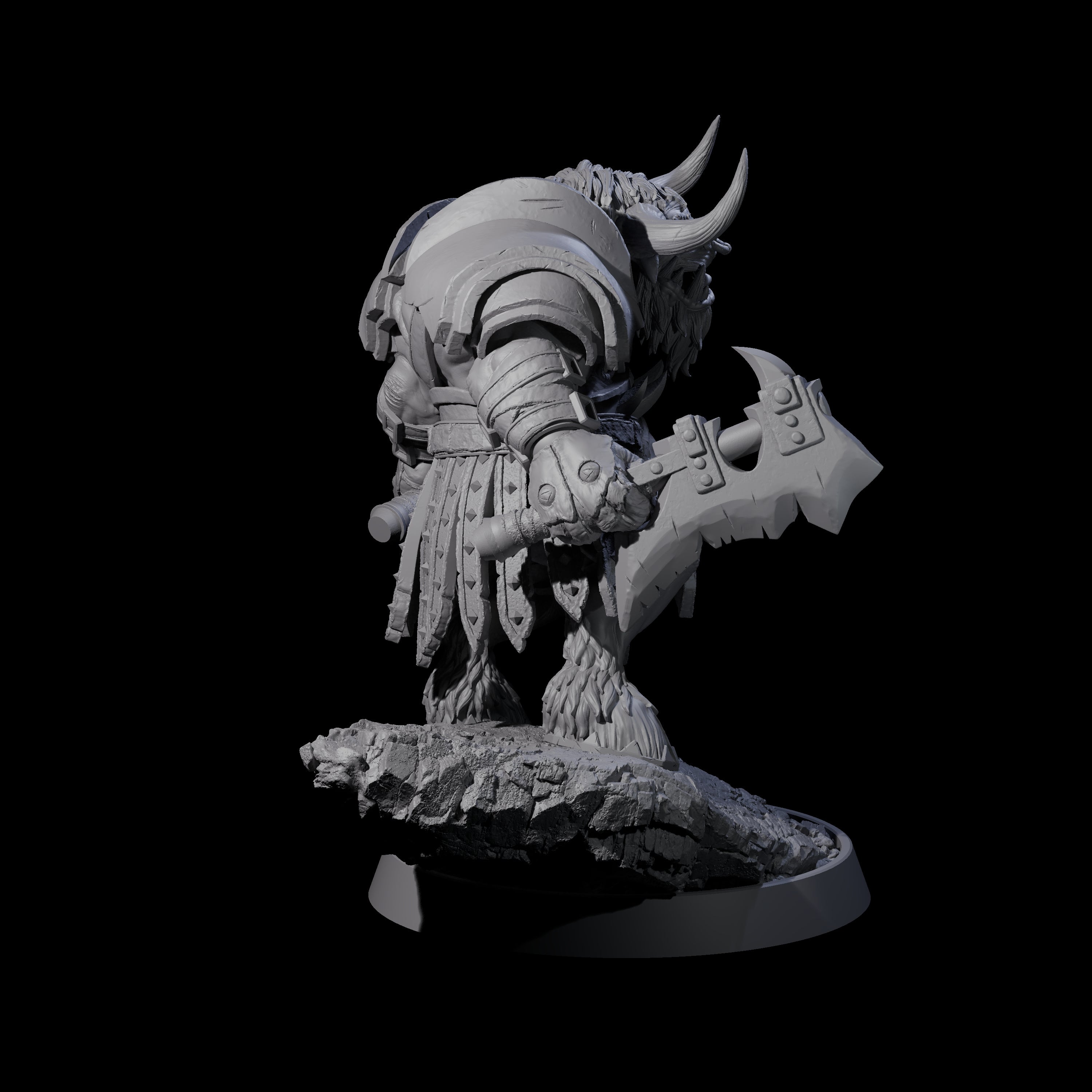 Mythical Maze Minotaur F Miniature for Dungeons and Dragons, Pathfinder or other TTRPGs
