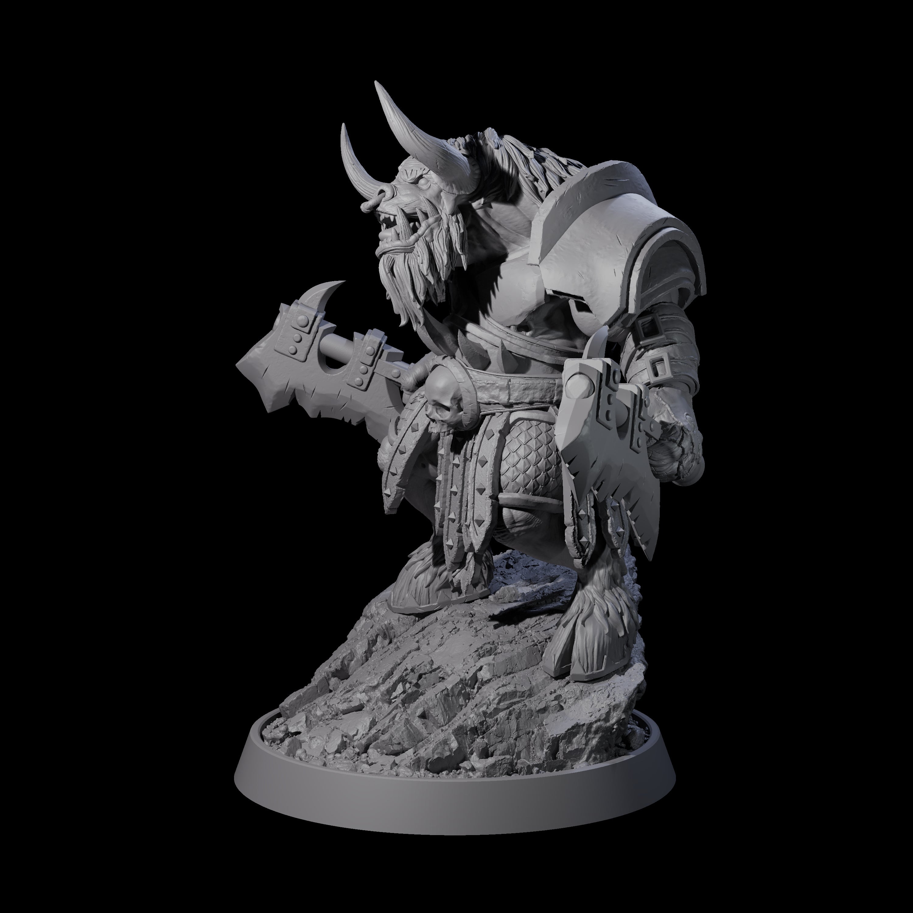 Mythical Maze Minotaur F Miniature for Dungeons and Dragons, Pathfinder or other TTRPGs