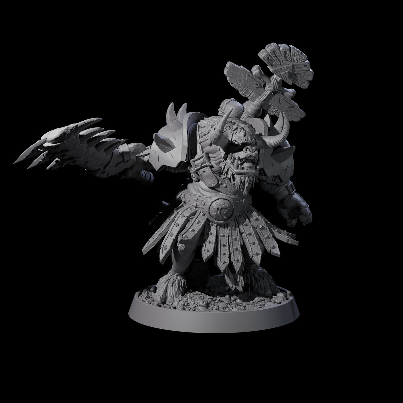 Mythical Maze Minotaur H Miniature for Dungeons and Dragons, Pathfinder or other TTRPGs