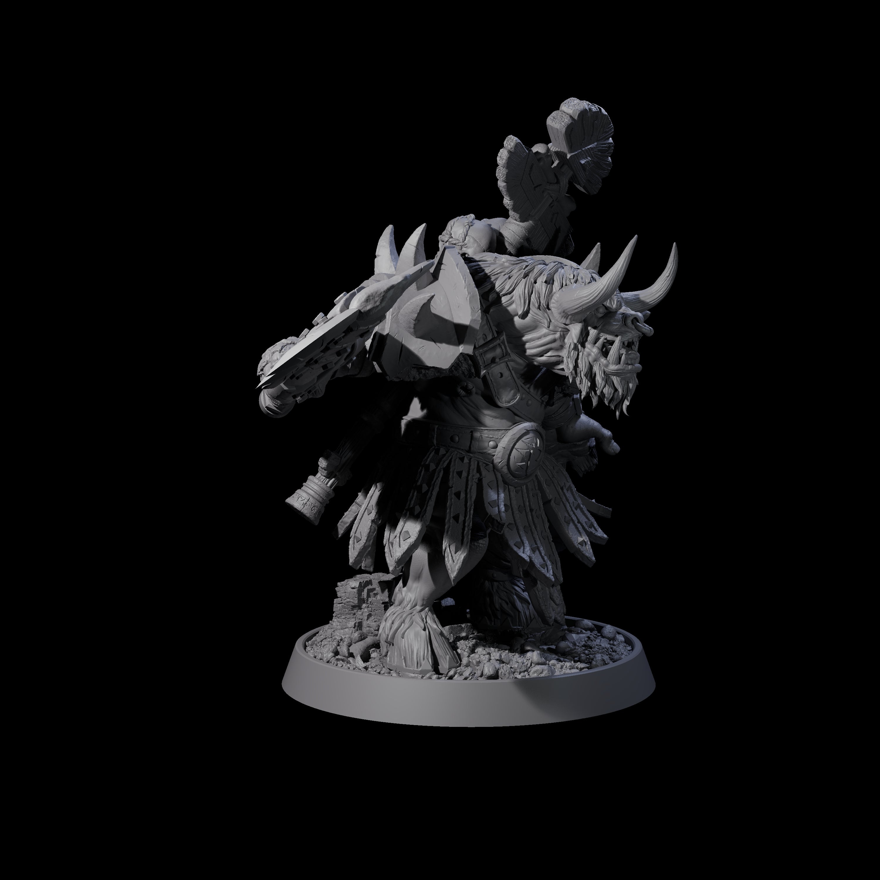 Mythical Maze Minotaur H Miniature for Dungeons and Dragons, Pathfinder or other TTRPGs