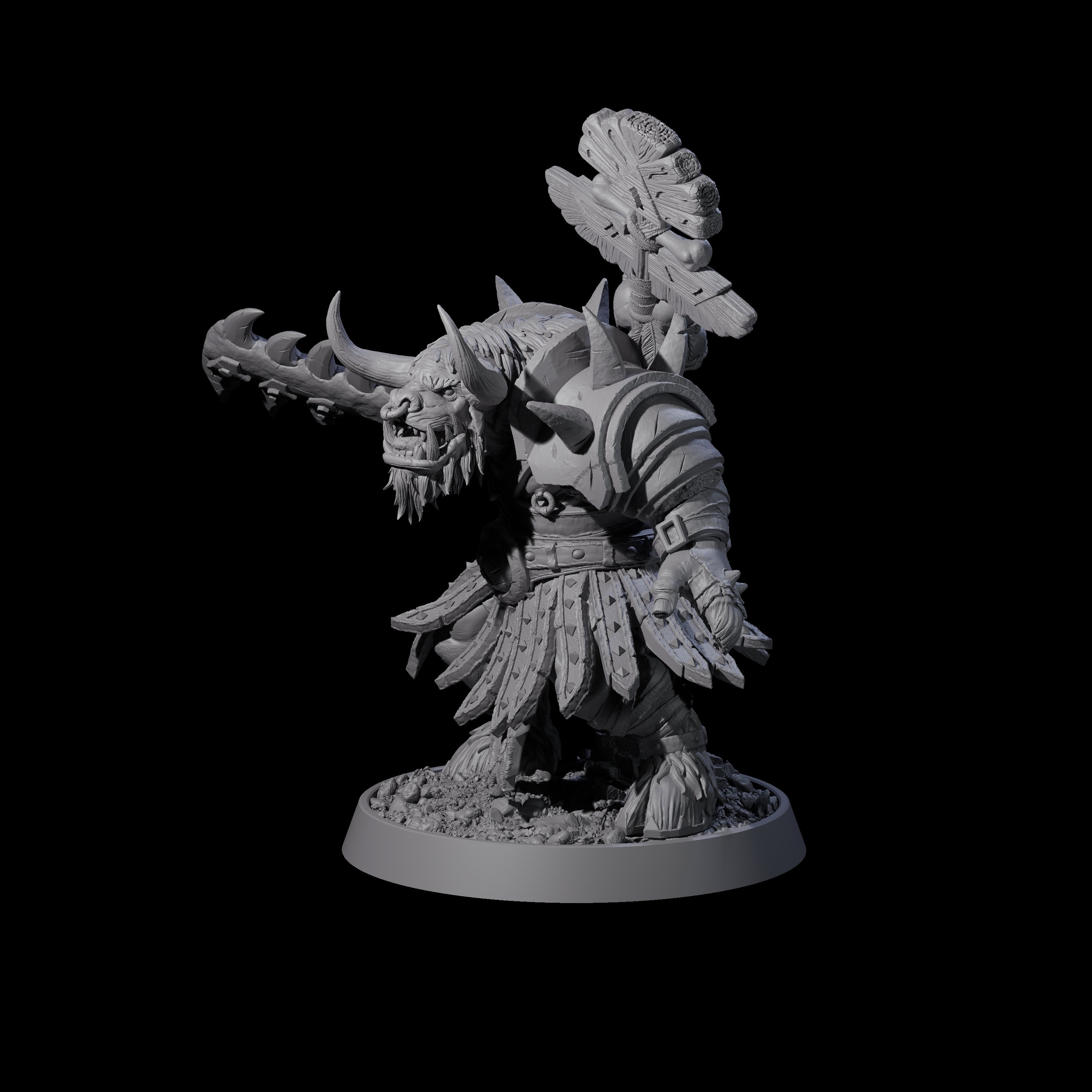 Mythical Maze Minotaur H Miniature for Dungeons and Dragons, Pathfinder or other TTRPGs