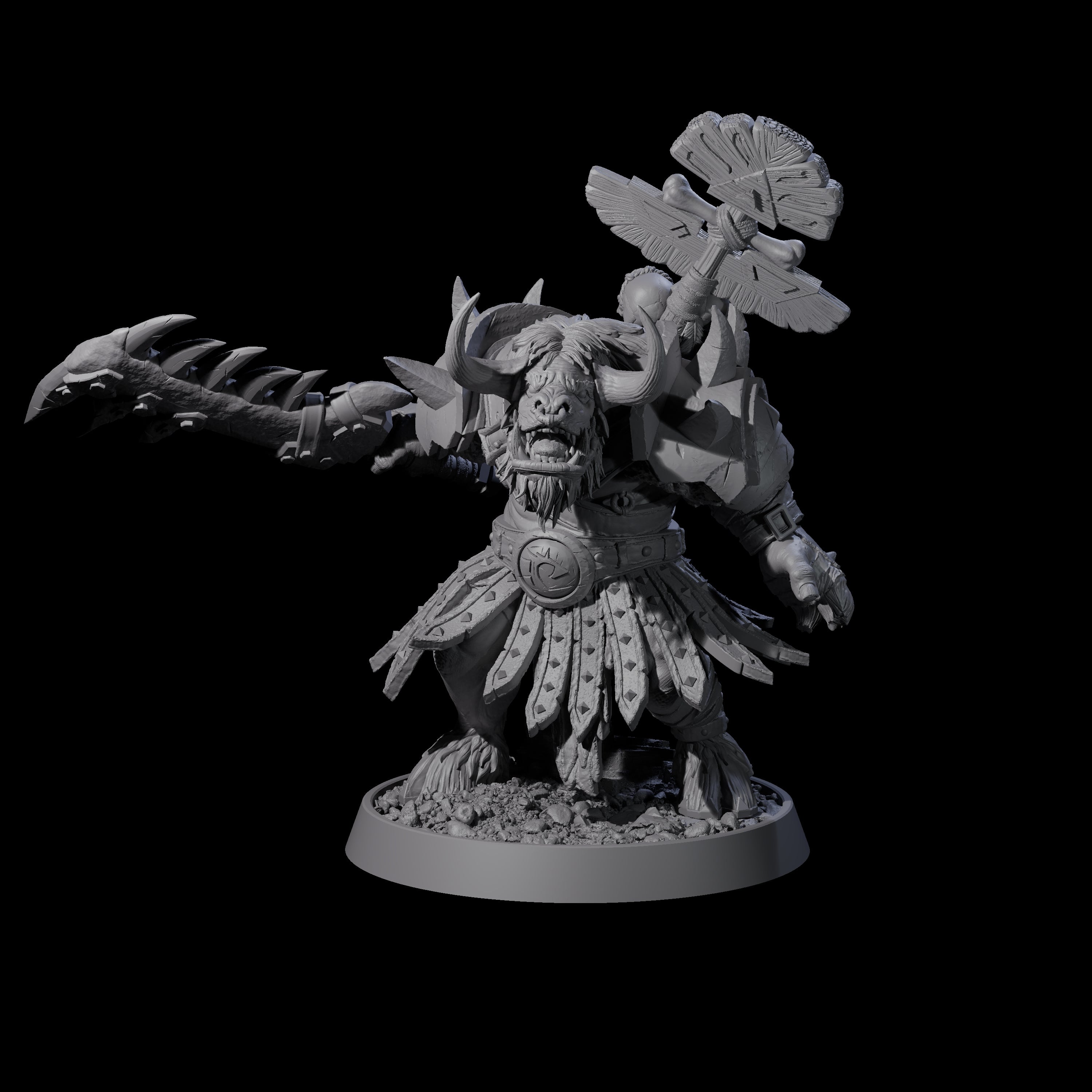 Mythical Maze Minotaur H Miniature for Dungeons and Dragons, Pathfinder or other TTRPGs