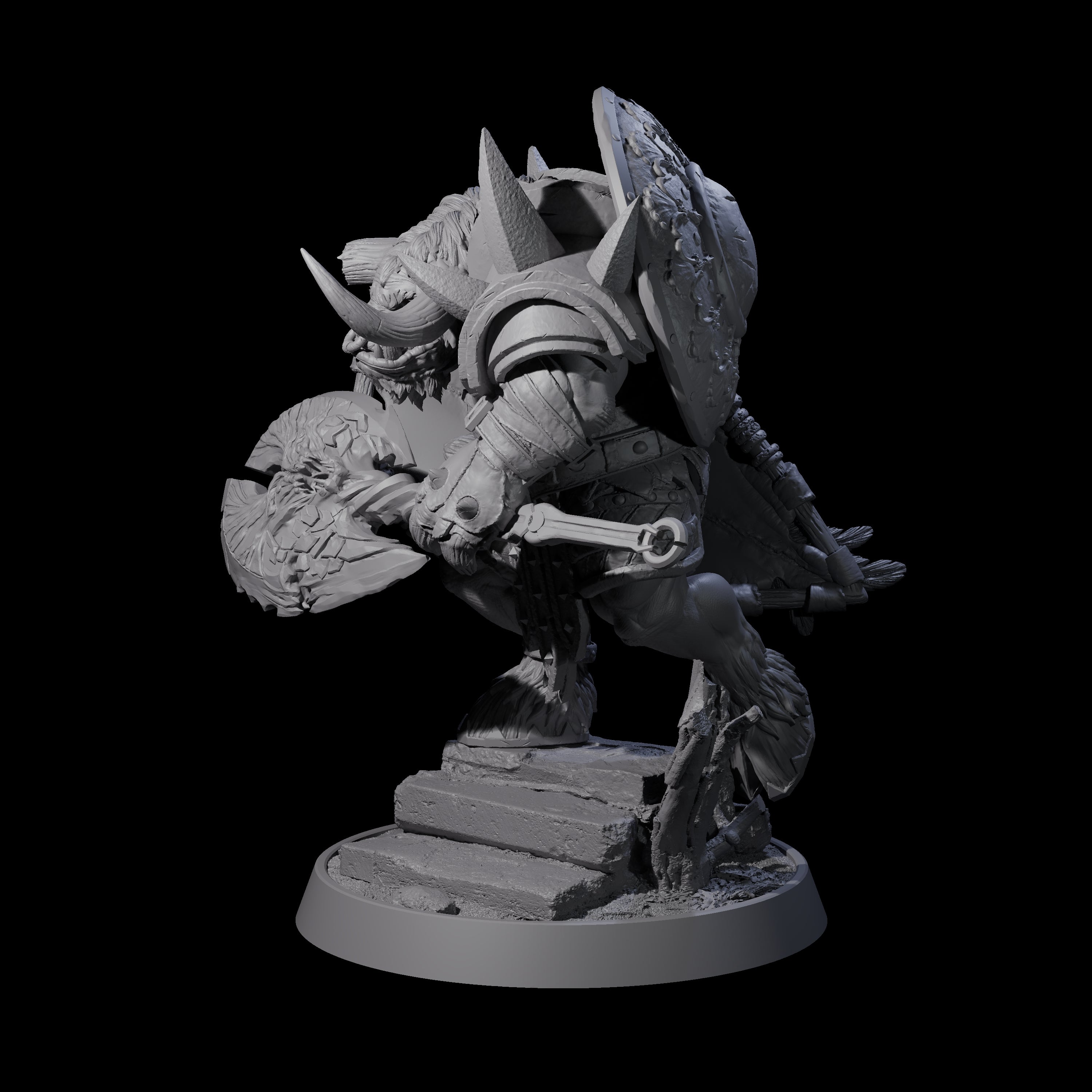 Mythical Maze Minotaur I Miniature for Dungeons and Dragons, Pathfinder or other TTRPGs