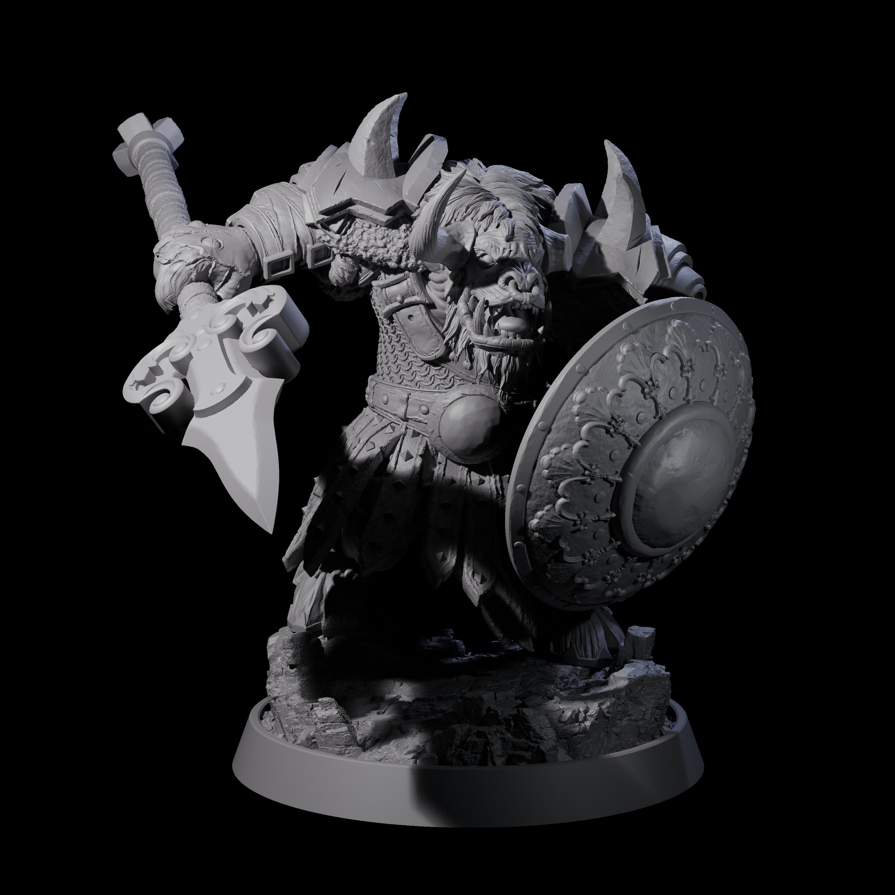 Mythical Maze Minotaur J Miniature for Dungeons and Dragons, Pathfinder or other TTRPGs
