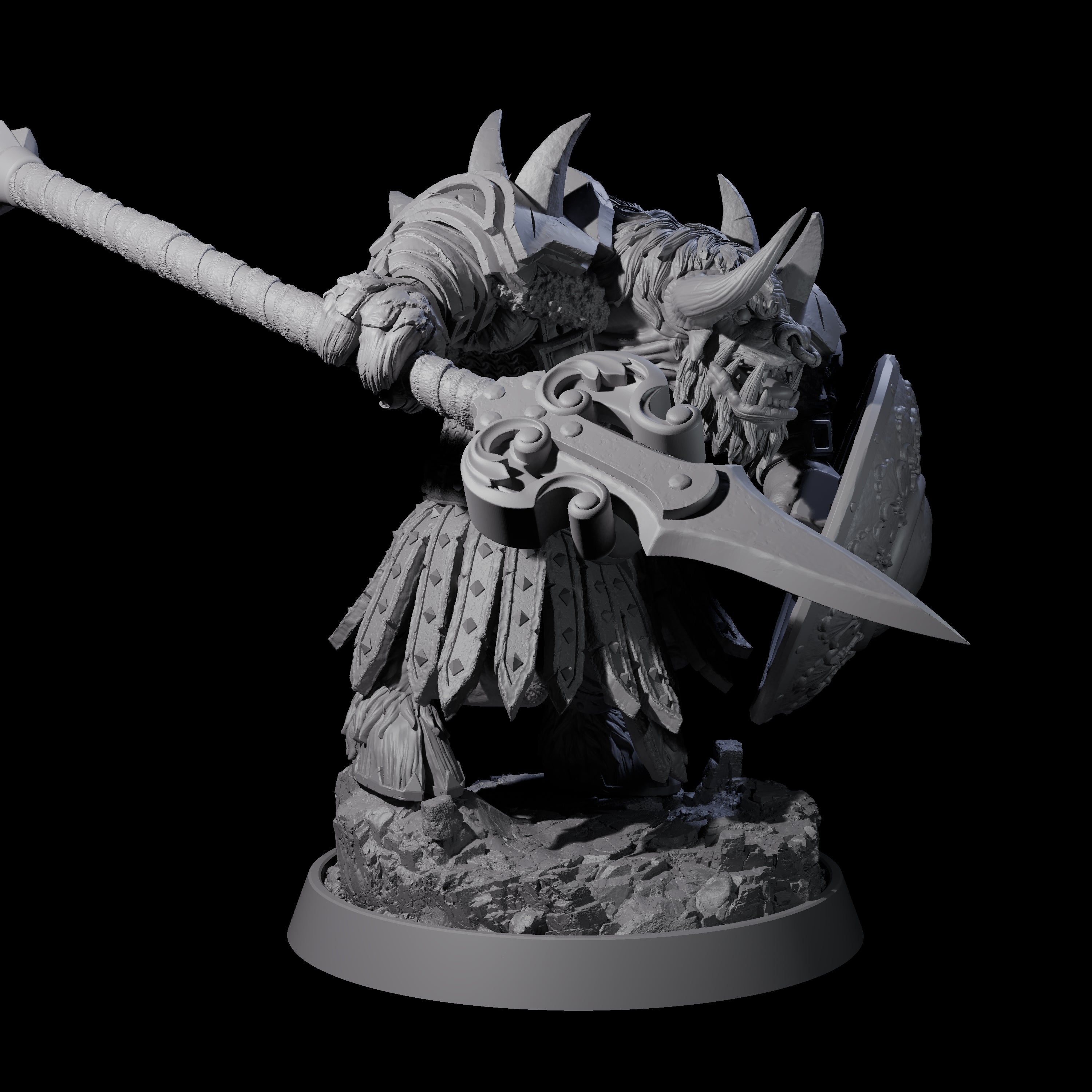 Mythical Maze Minotaur J Miniature for Dungeons and Dragons, Pathfinder or other TTRPGs