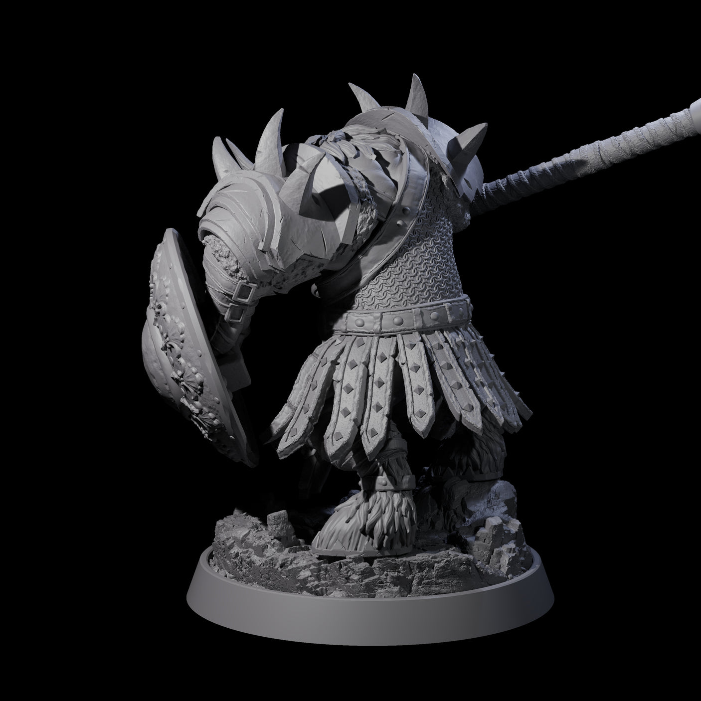 Mythical Maze Minotaur J Miniature for Dungeons and Dragons, Pathfinder or other TTRPGs