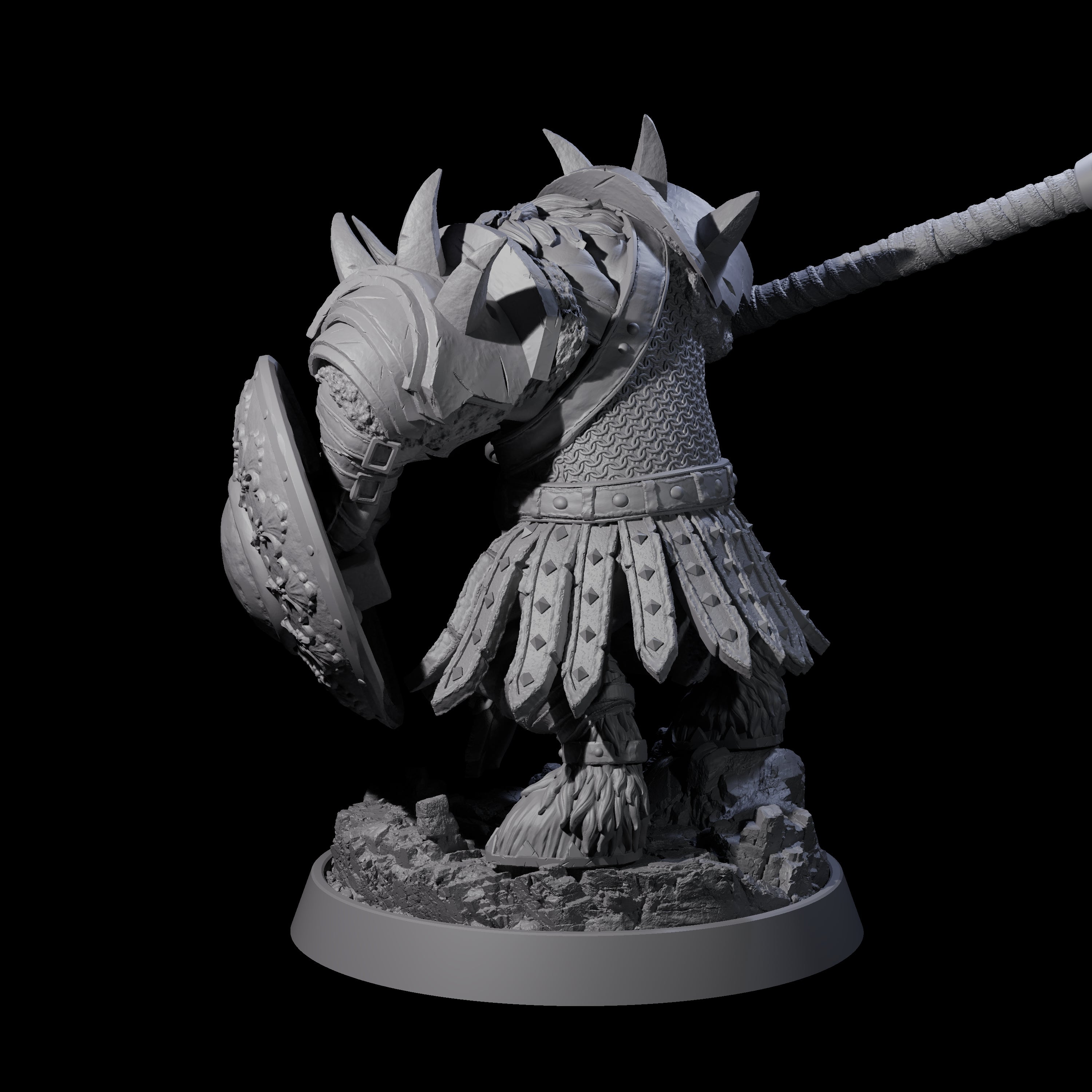 Mythical Maze Minotaur J Miniature for Dungeons and Dragons, Pathfinder or other TTRPGs