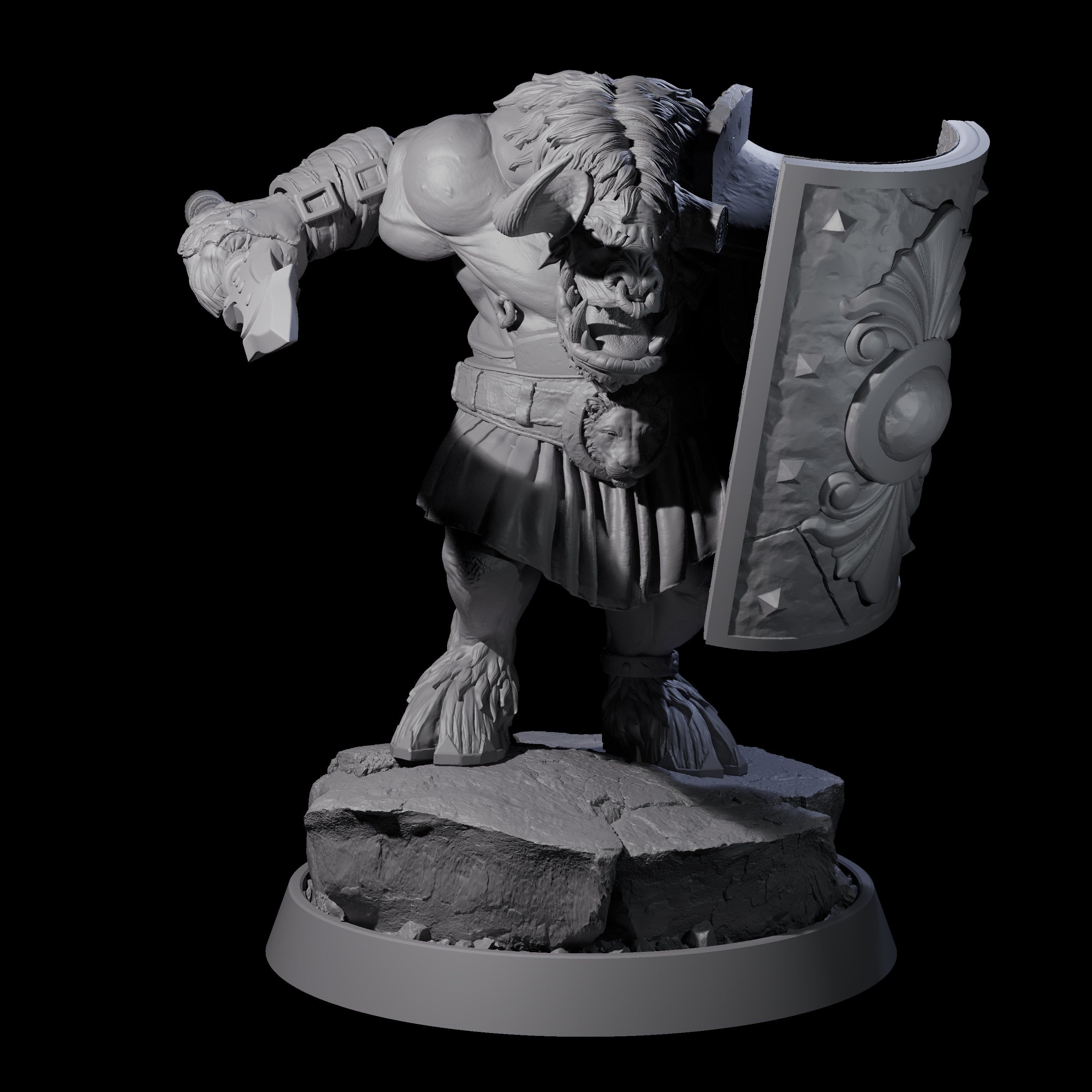Mythical Maze Minotaur K Miniature for Dungeons and Dragons, Pathfinder or other TTRPGs