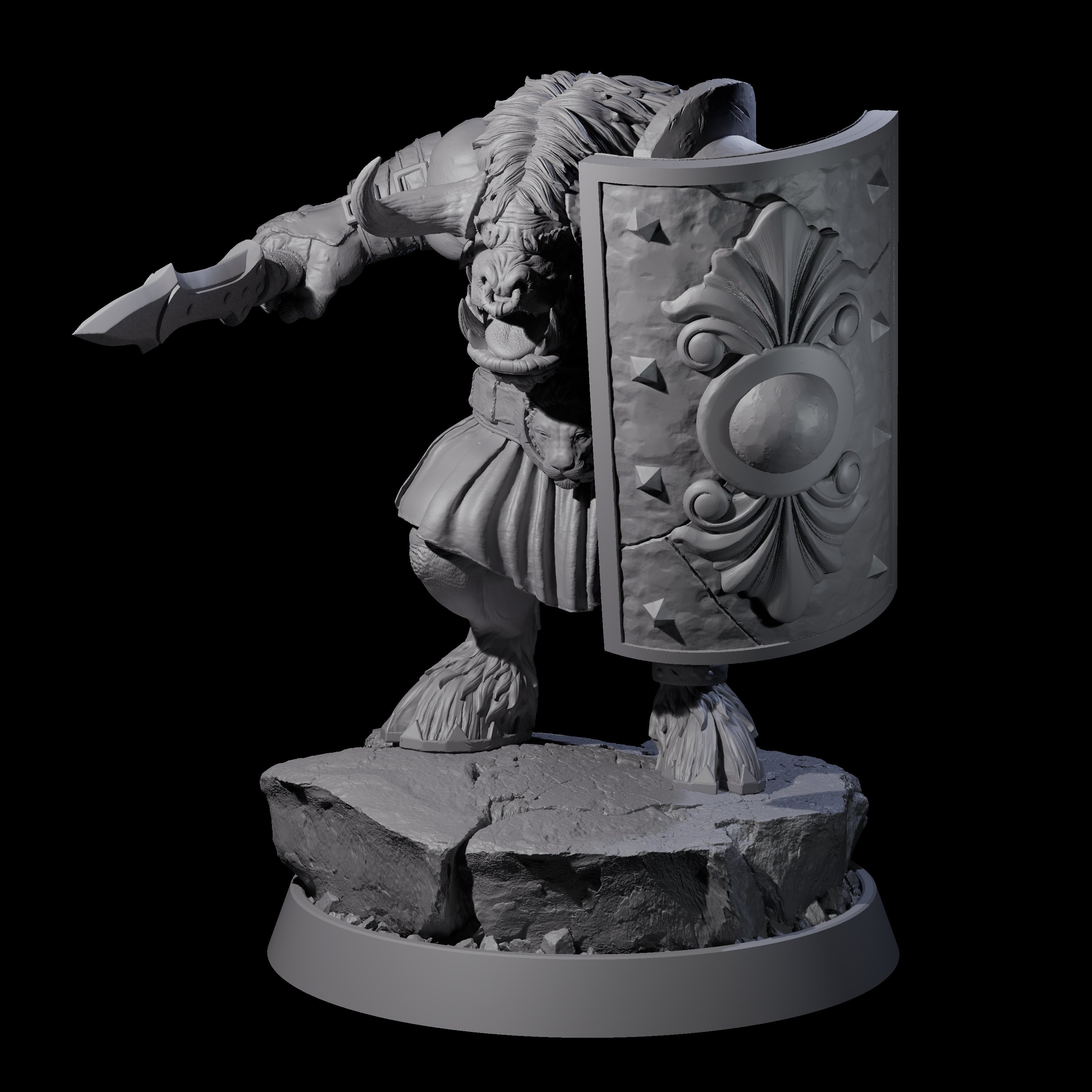 Mythical Maze Minotaur K Miniature for Dungeons and Dragons, Pathfinder or other TTRPGs