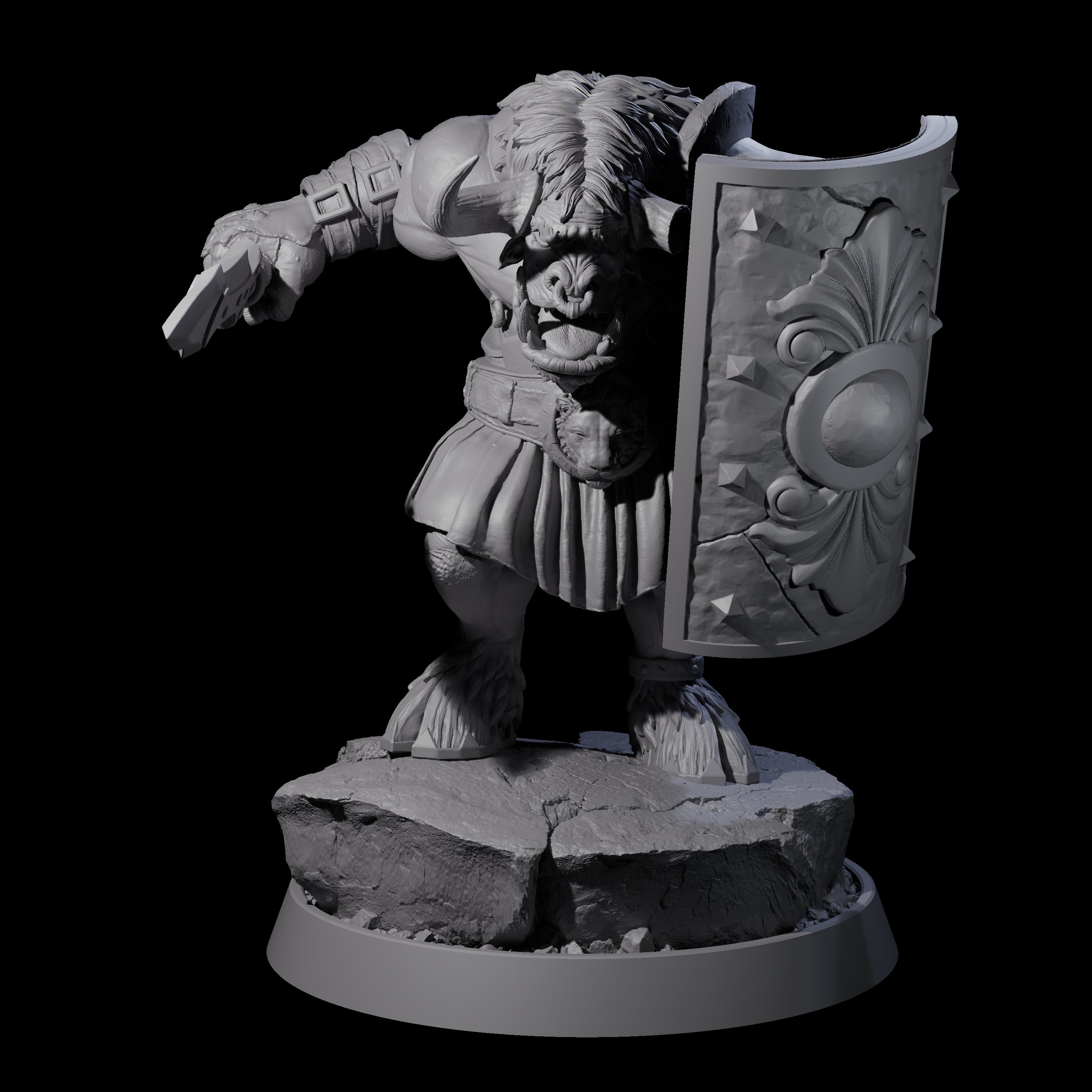 Mythical Maze Minotaur K Miniature for Dungeons and Dragons, Pathfinder or other TTRPGs