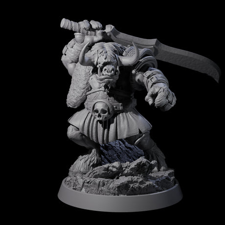 Mythical Maze Minotaur L Miniature for Dungeons and Dragons, Pathfinder or other TTRPGs