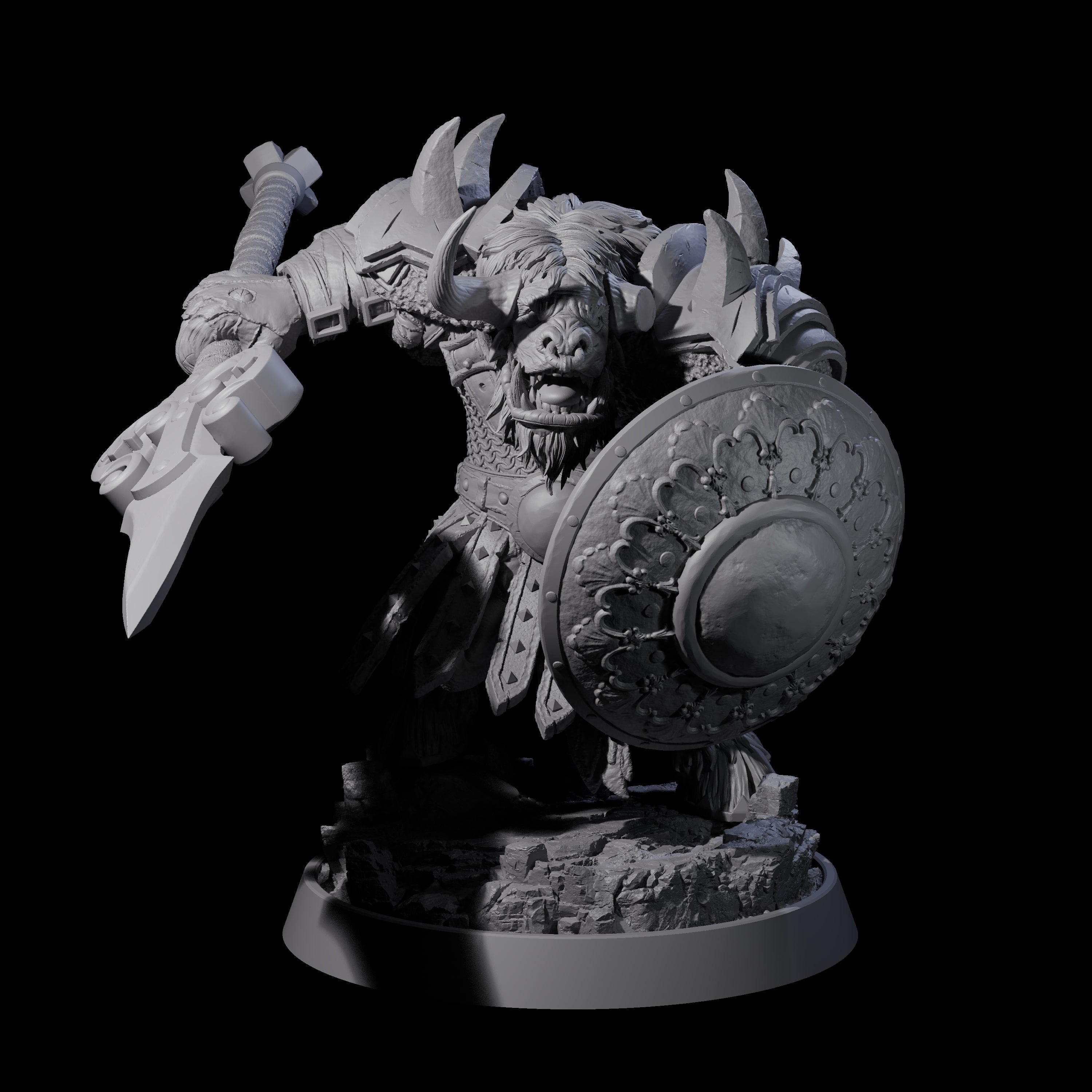 Mythical Maze Minotaurs Miniature for Dungeons and Dragons, Pathfinder or other TTRPGs