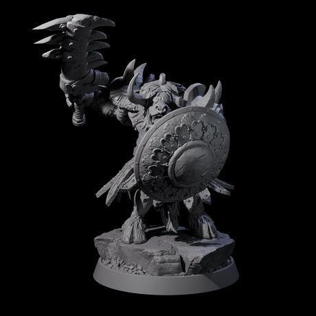 Mythical Maze Minotaurs Miniature for Dungeons and Dragons, Pathfinder or other TTRPGs