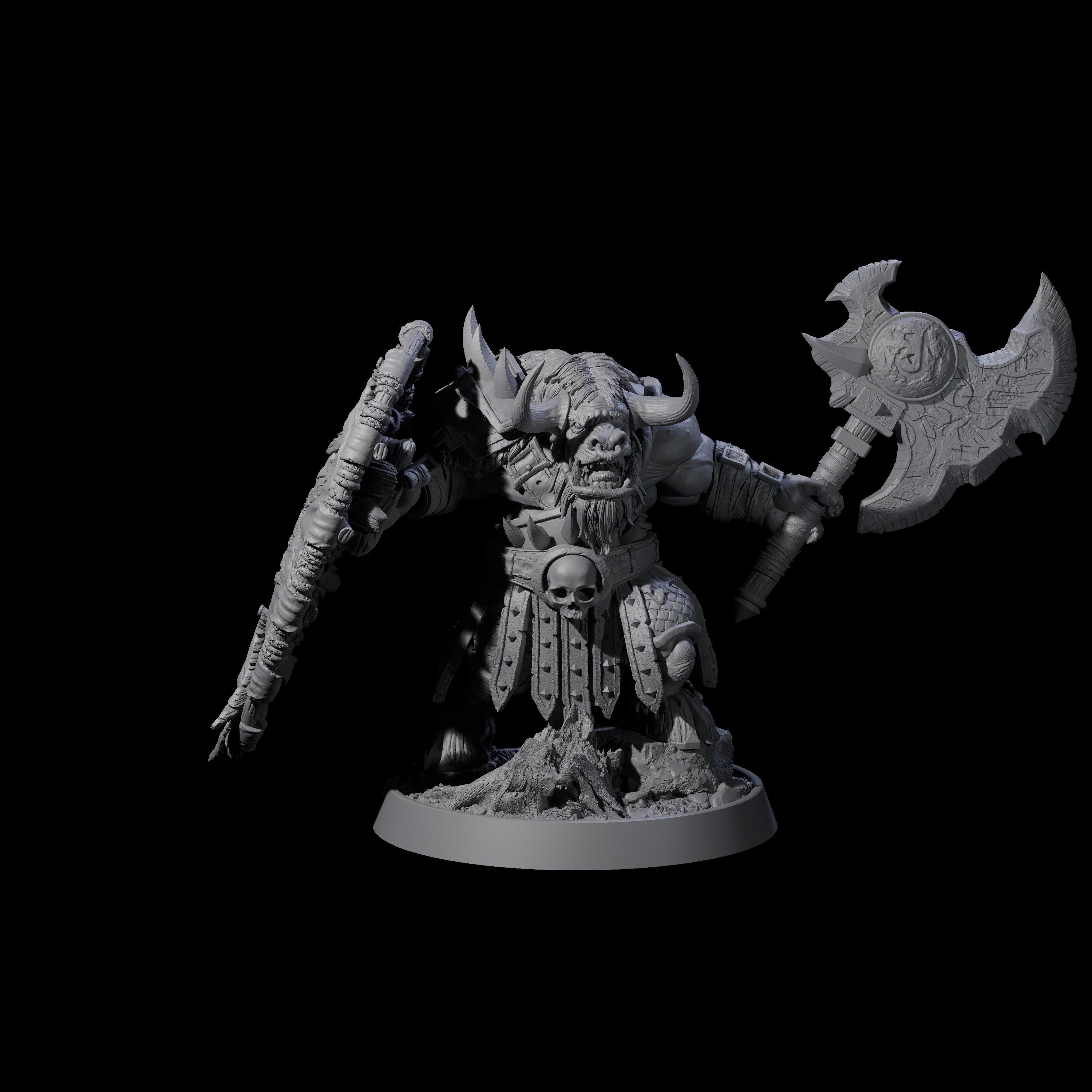 Mythical Maze Minotaurs Miniature for Dungeons and Dragons, Pathfinder or other TTRPGs