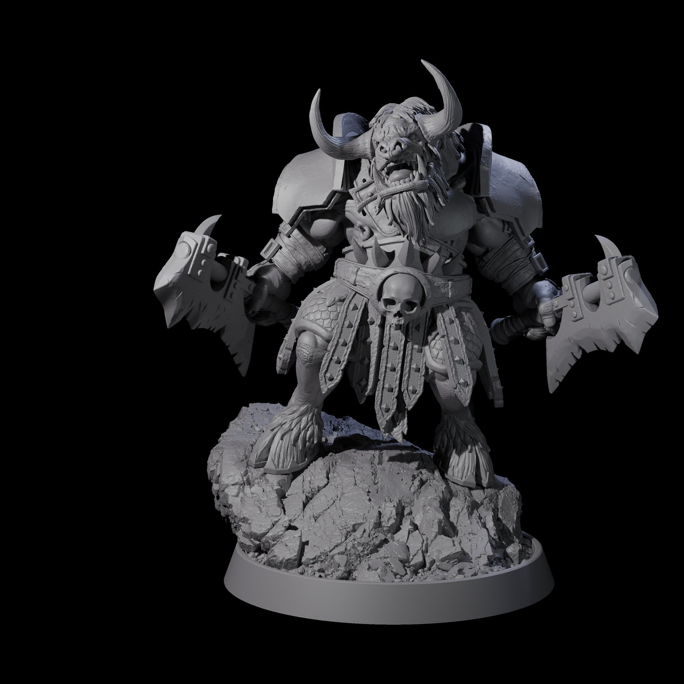 Mythical Maze Minotaurs Miniature for Dungeons and Dragons, Pathfinder or other TTRPGs