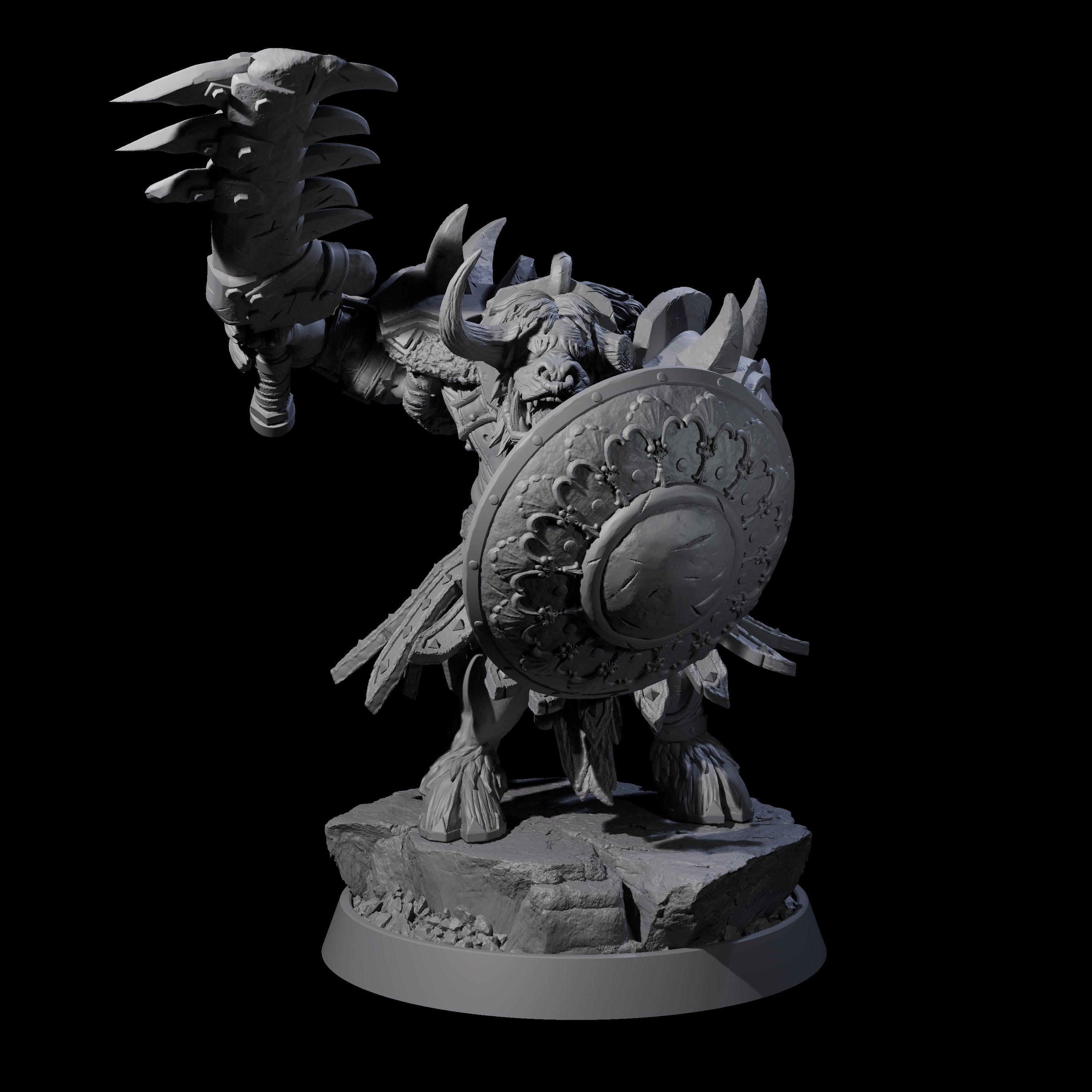 Mythical Maze Minotaurs Miniature for Dungeons and Dragons, Pathfinder or other TTRPGs