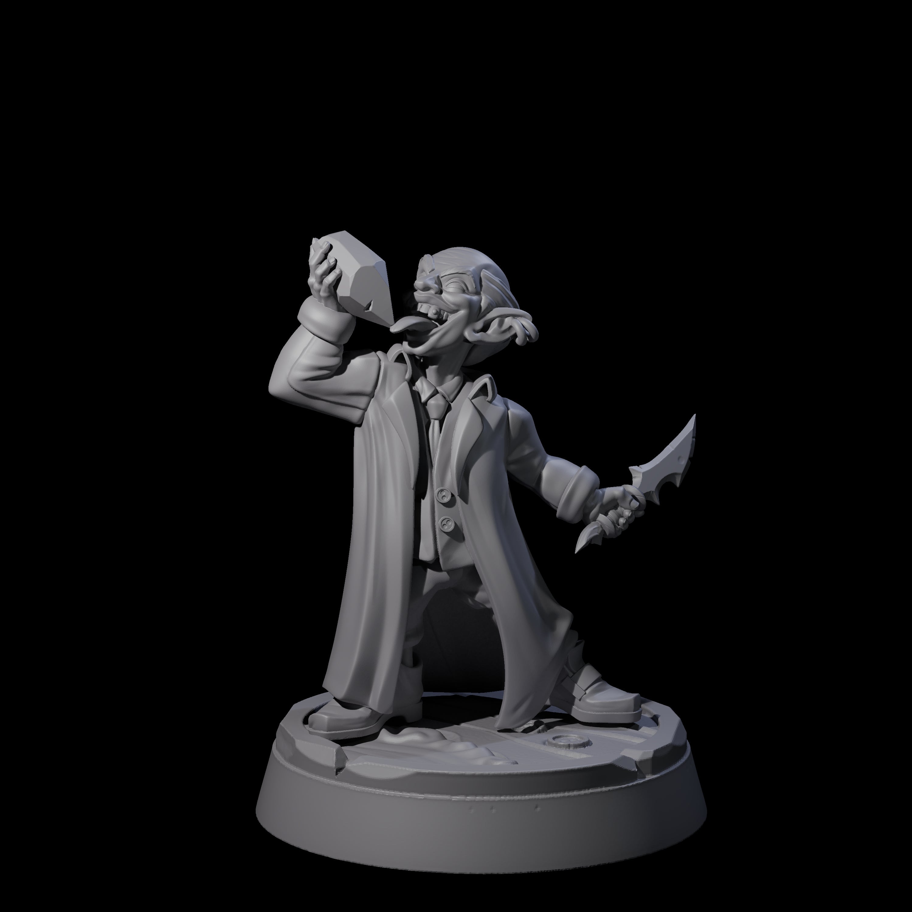 Nefarious Crime Boss Secrets Leonder Miniature for Dungeons and Dragons, Pathfinder or other TTRPGs