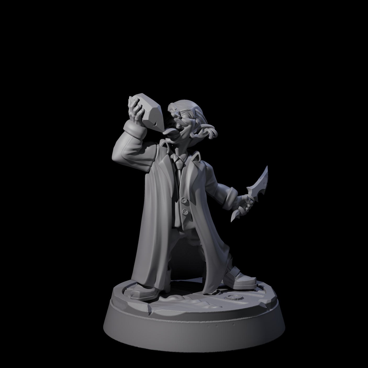 Nefarious Crime Boss Secrets Leonder Miniature for Dungeons and Dragons, Pathfinder or other TTRPGs