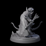 Nefarious Drow Assassin A Miniature for Dungeons and Dragons, Pathfinder or other TTRPGs