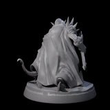 Nefarious Drow Assassin A Miniature for Dungeons and Dragons, Pathfinder or other TTRPGs