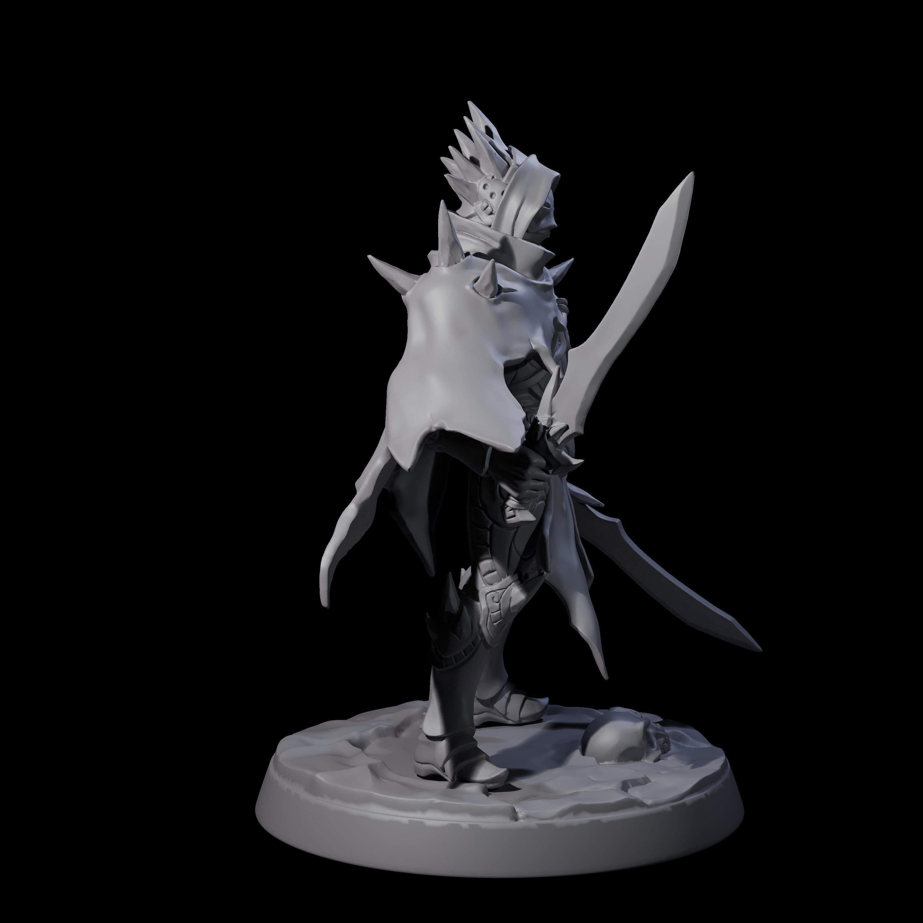 Nefarious Drow Assassin B Miniature for Dungeons and Dragons, Pathfinder or other TTRPGs