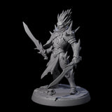 Nefarious Drow Assassin B Miniature for Dungeons and Dragons, Pathfinder or other TTRPGs
